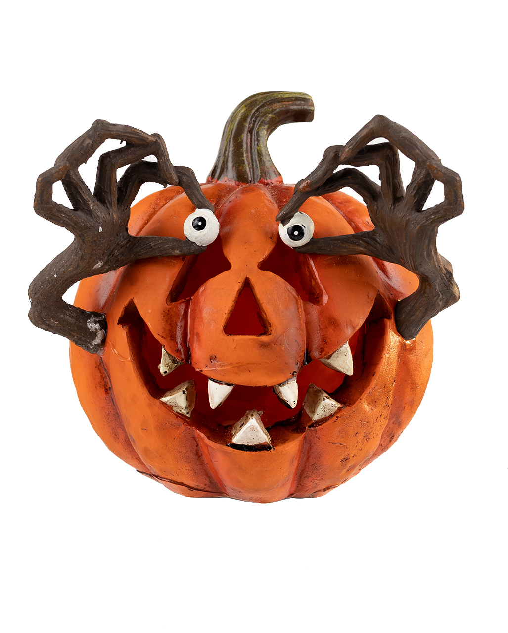 Scary Halloween Pumpkin With Eyes & LED ☆ | Horror-Shop.com