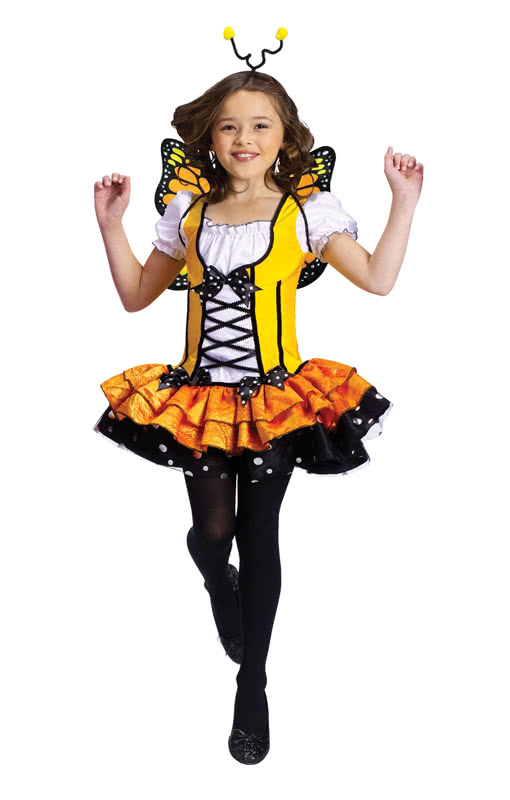 Yellow Butterfly Costume For Girls Fairytale Costume Horror Shop Com