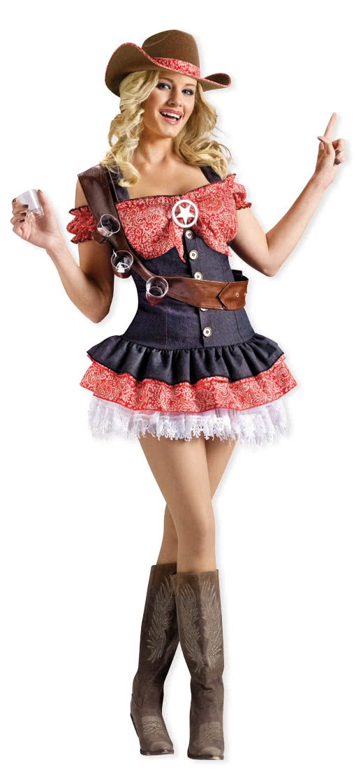 Shot Glass Cowgirl Costume Shotglass Sheriff CostumeCostumes for