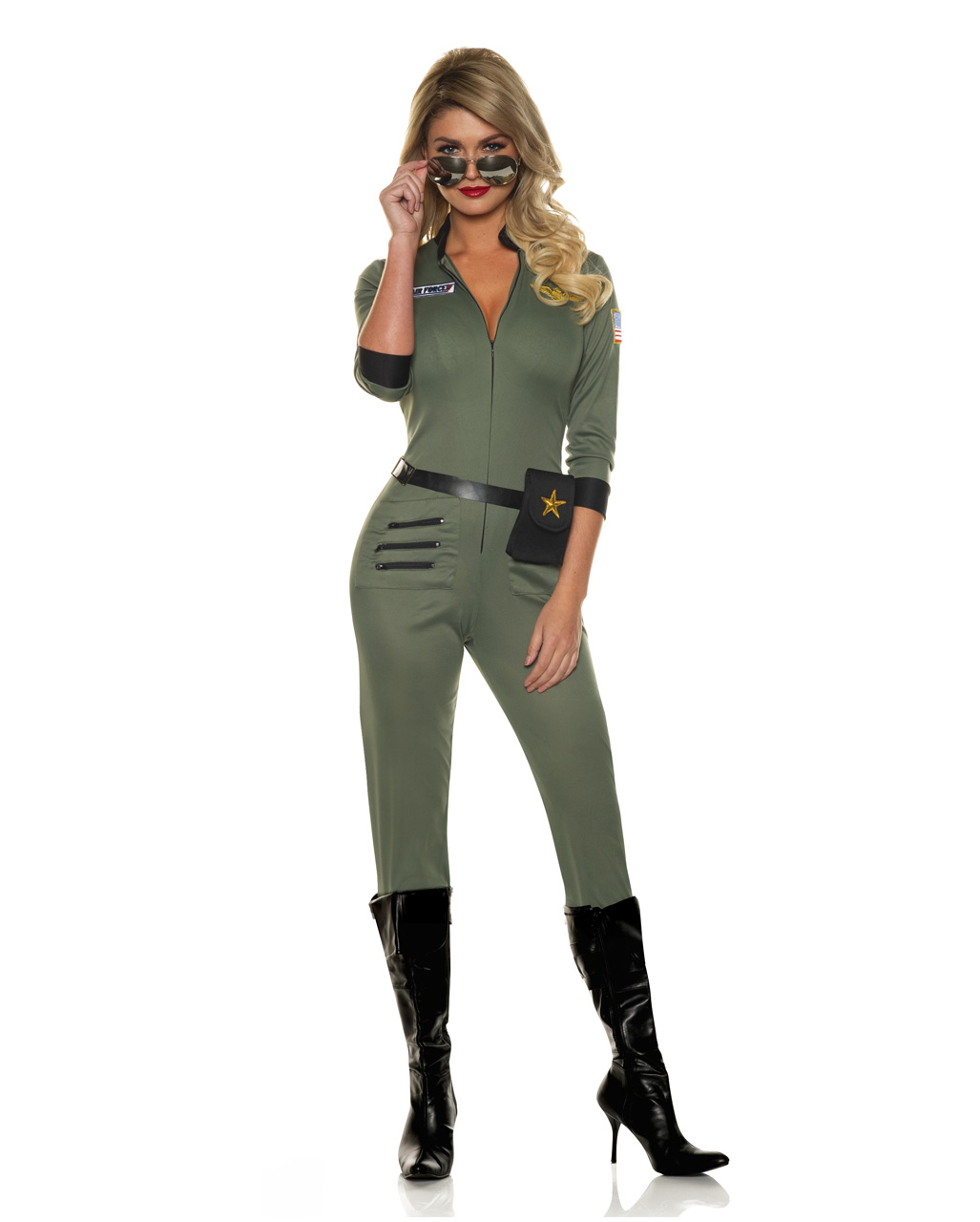 Sexy Air Force Pilot Costume Xl Buy Professional Costumes Horror 5912