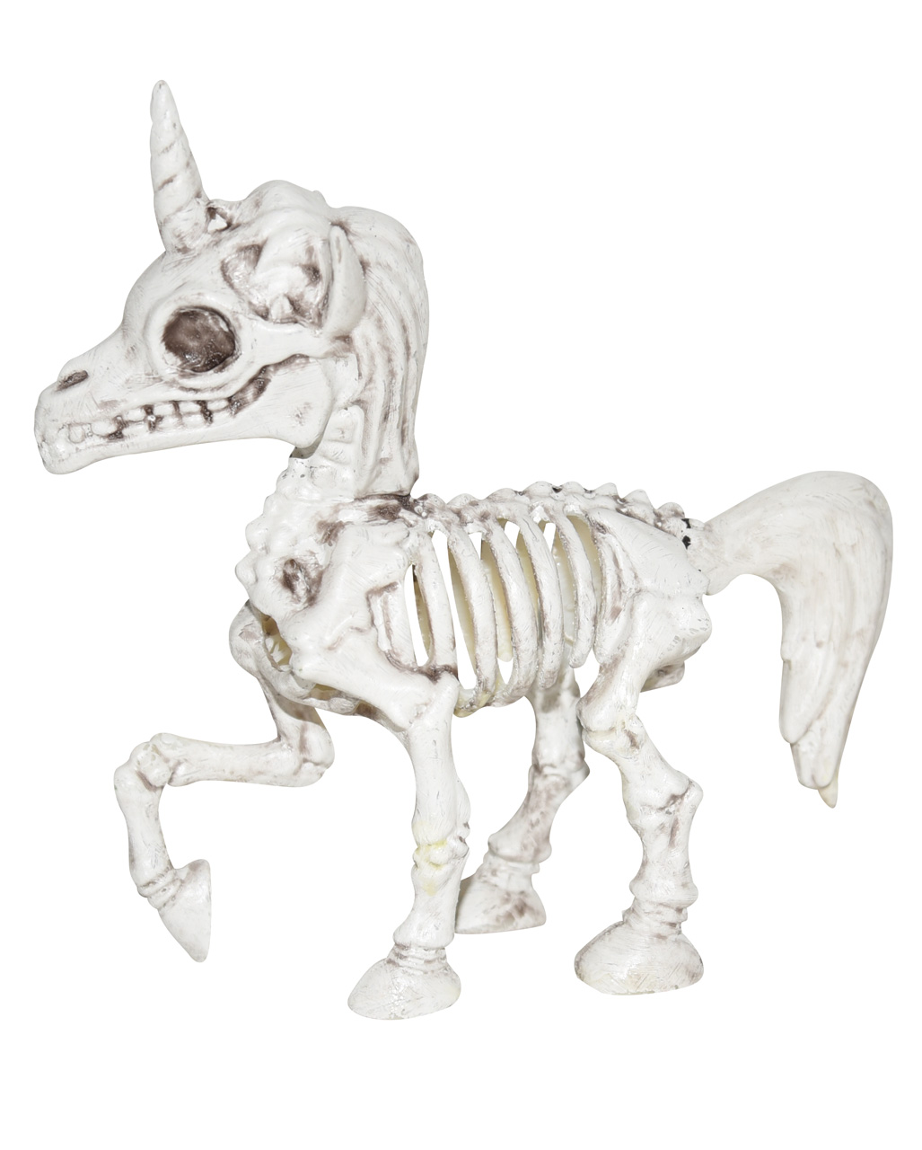 Skelett Einhorn als Gerippe 18cm für Halloween 🎃