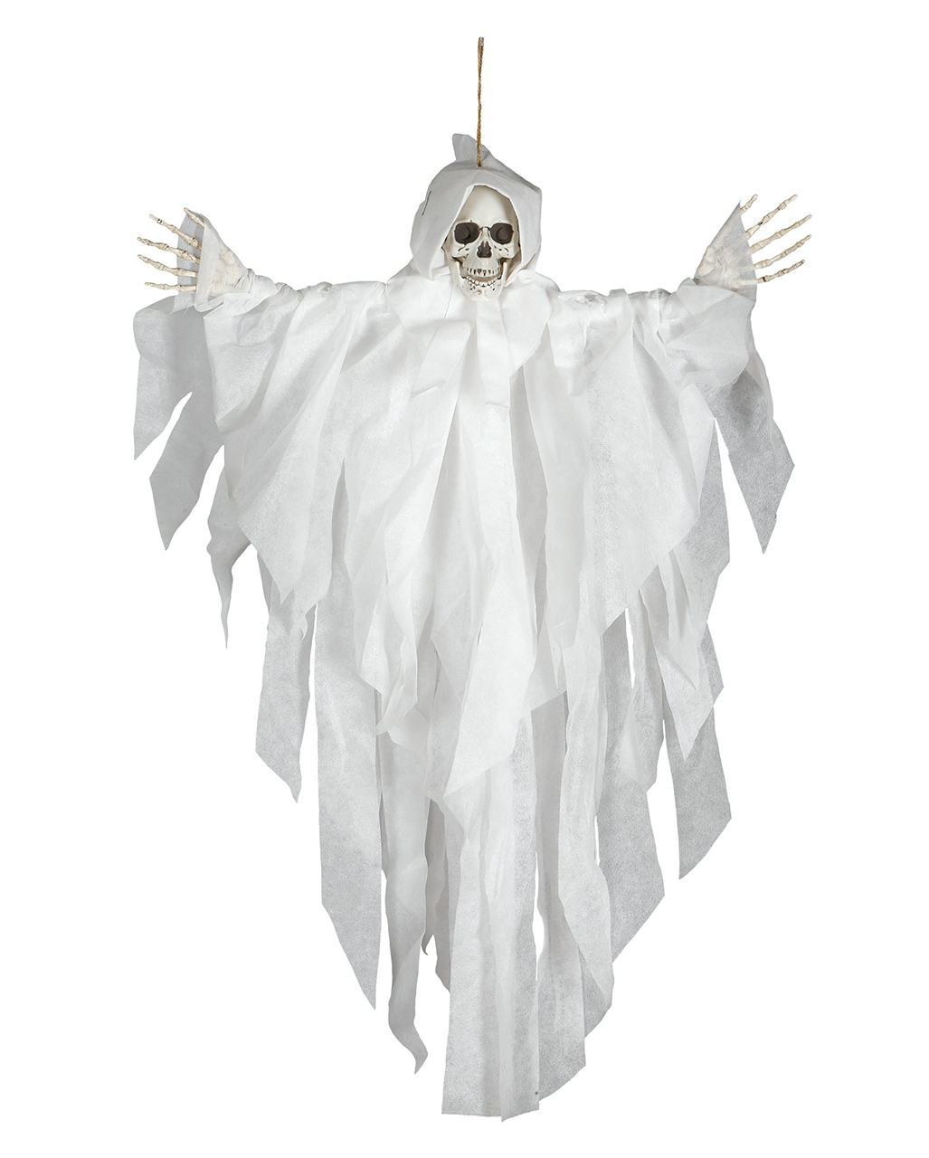 Skeleton Hanging Figure White 75cm Halloween Deco | Horror-Shop.com