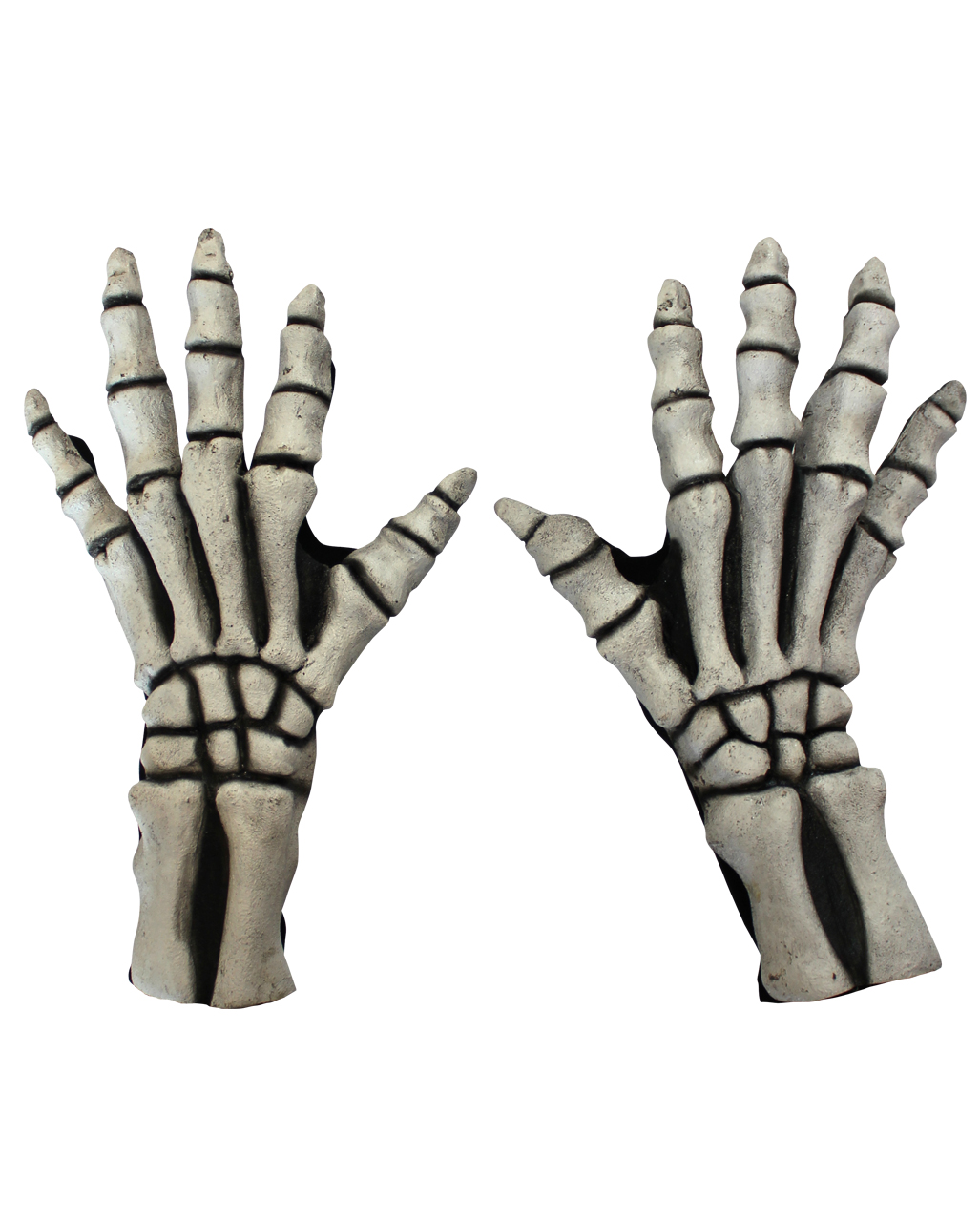 Skeleton Ghost Bones Halloween Hands Gloves Fancy Dress Ghoul Ghostly Grimper 