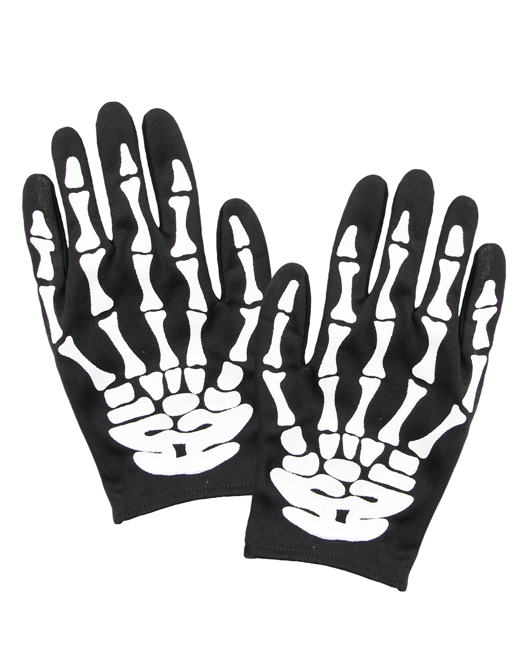 Skelett Halloween Handschuhe Knochen Accessoir Horror Zubehör Knochenhandschuhe 