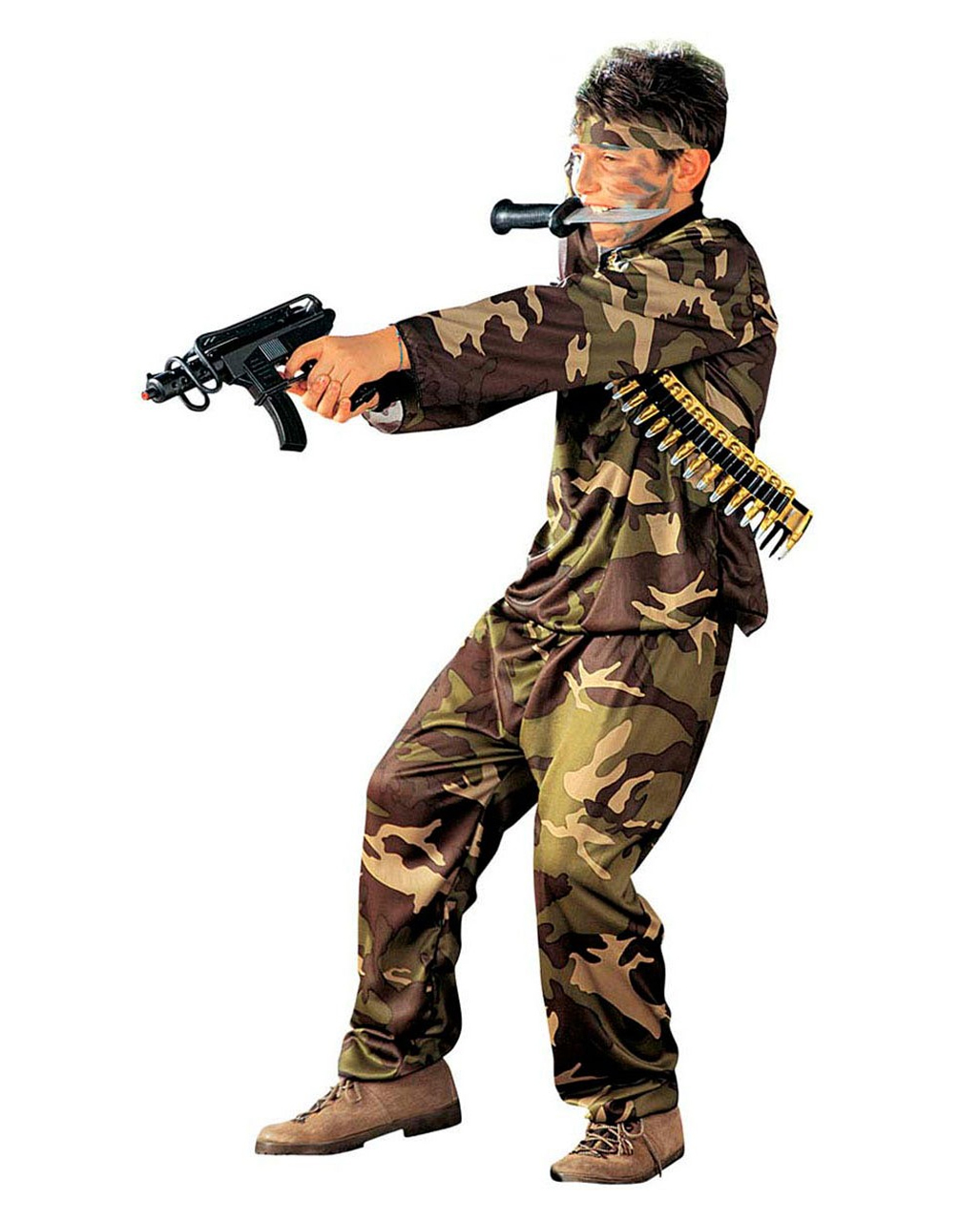 Gr Gurimo-tex Kostüme für Kinder Kinder-Kostüm Soldaten Tarnanzug 2-tlg 128 