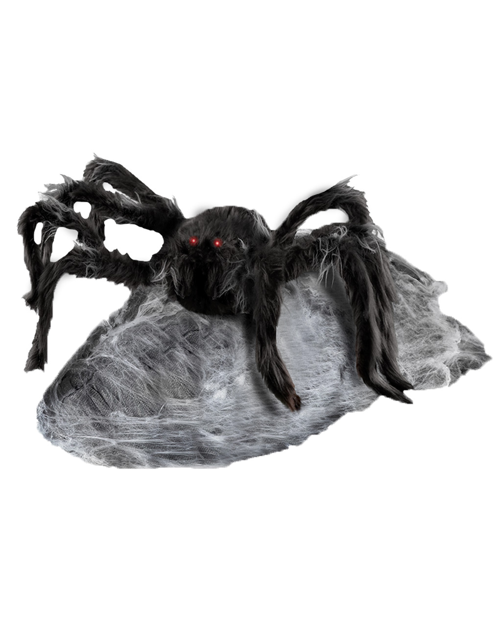 12er Set Spinnen schwarz Deko Halloween Spider Spinnendeko Horror 129219113