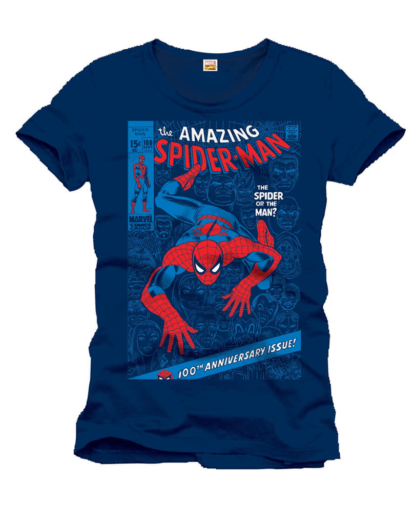 The Amazing Spider-Man Cover T-Shirt | Spiderman Lizenz T ...