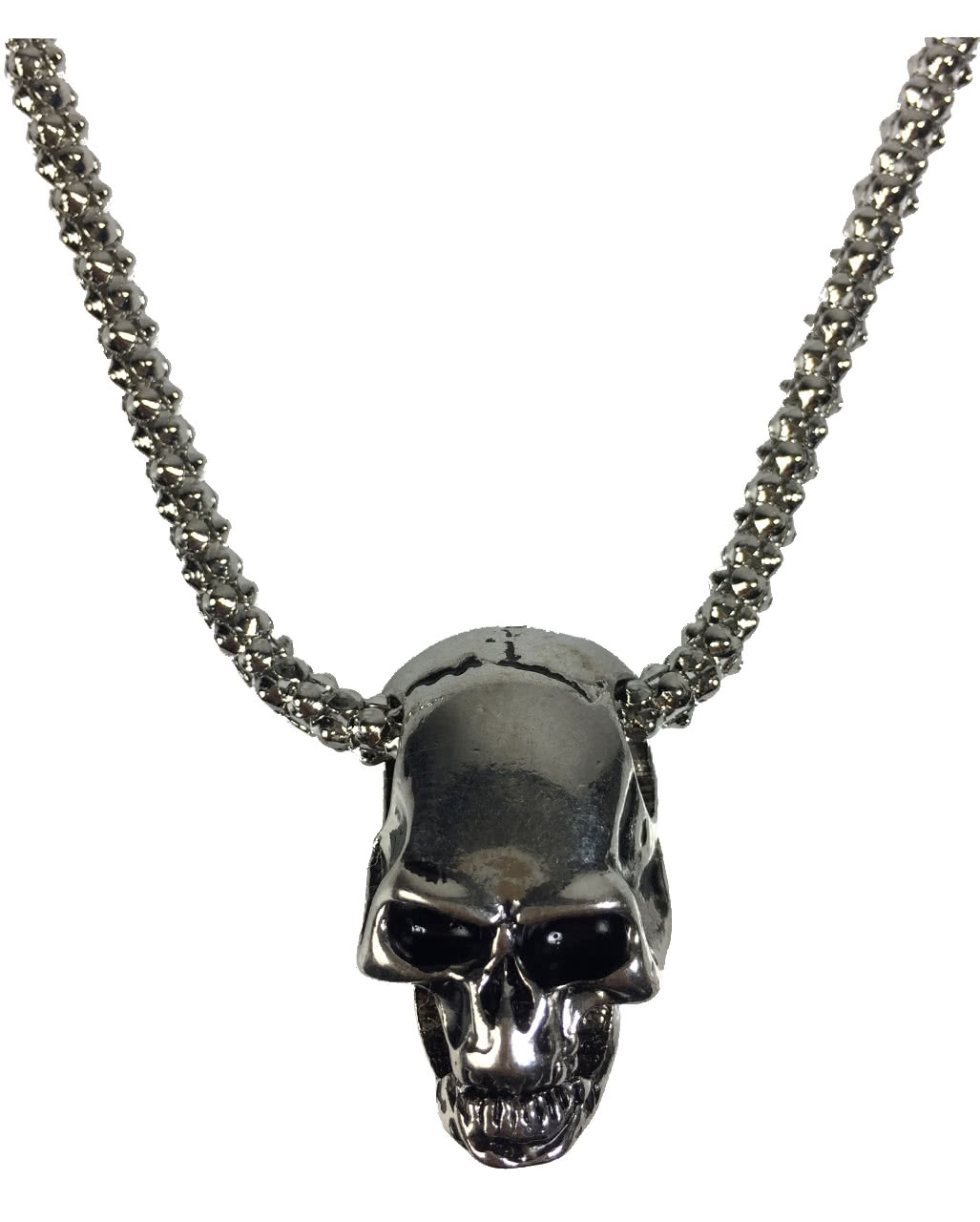 Skeleton Bone Necklace Halloween Skull Pirate Fancy Dress Accessory