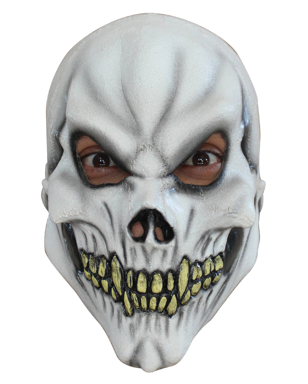 Gruselige Skull Halbmaske Skelett Horror Maskerade Kinnlose Totenkopf Maske 