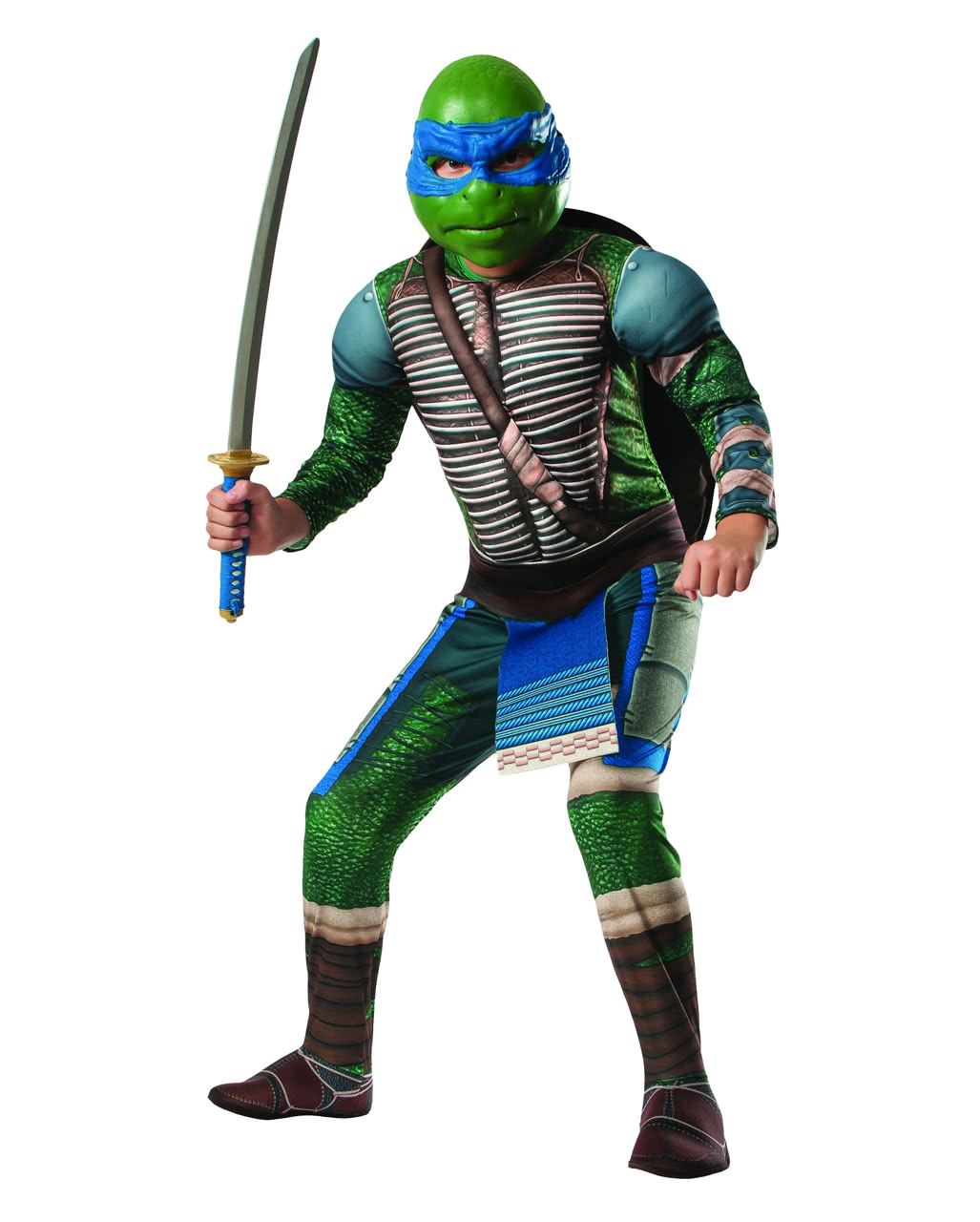 Leonardo TMNT Teenage Mutant Ninja Turtles Fancy Dress Halloween Adult Costume