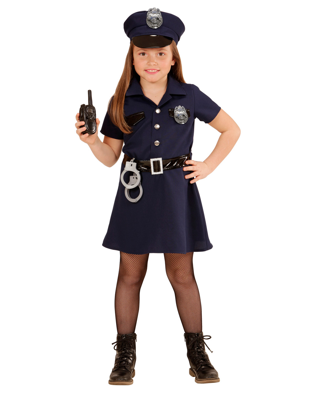 Größe 140 POLIZEI MÄDCHEN Police Girl Kinder Kostüm Polizistin Cop # 4007 
