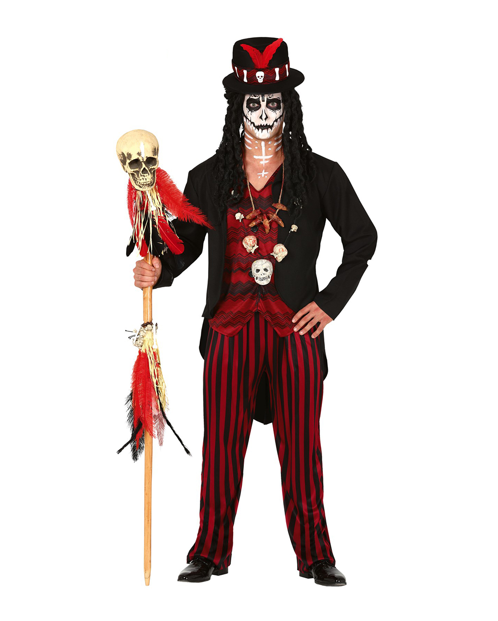 Voodoo Warlock Men Costume for Halloween