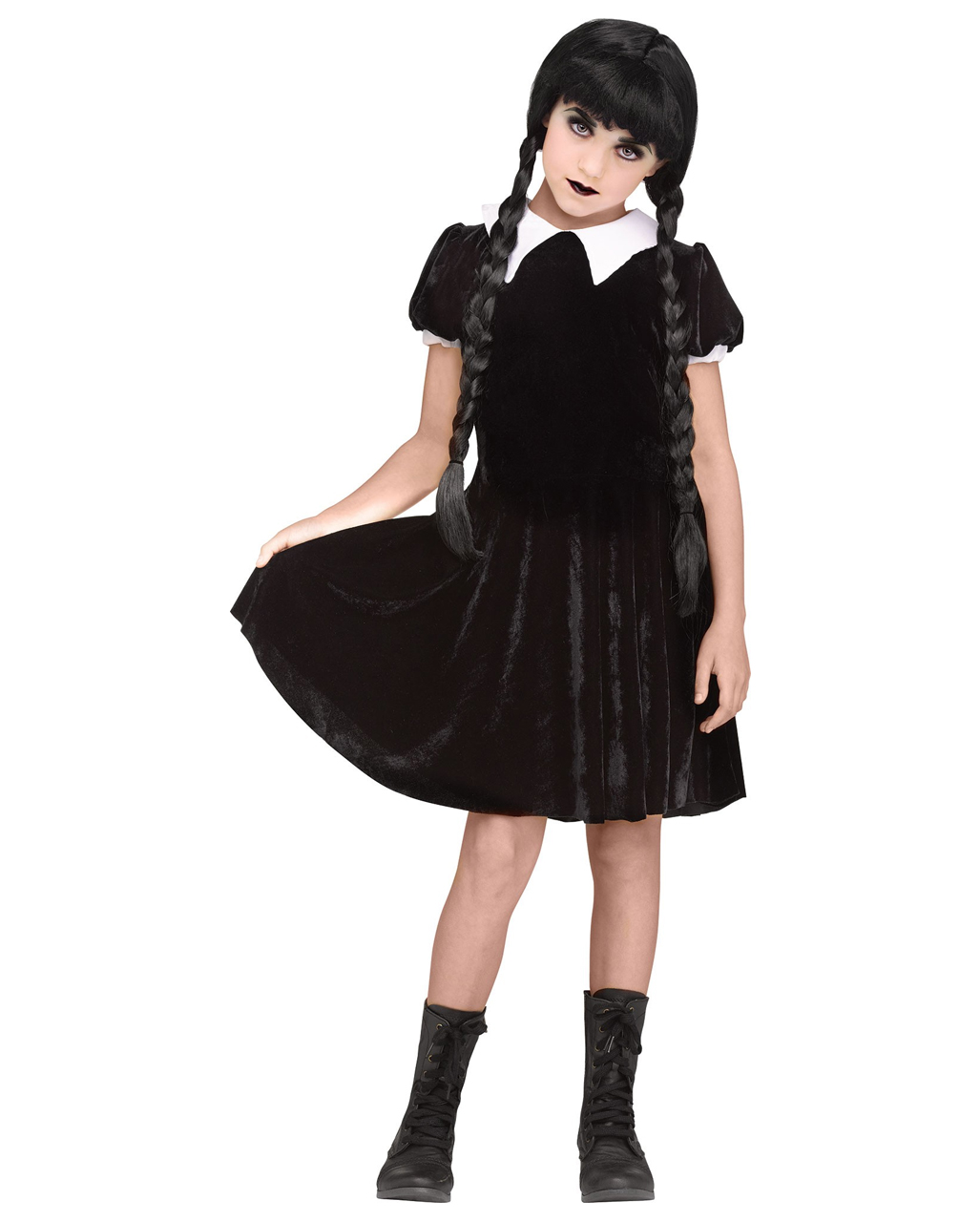 Wednesday Gothic Girl Costume for girls | Horror-Shop.com