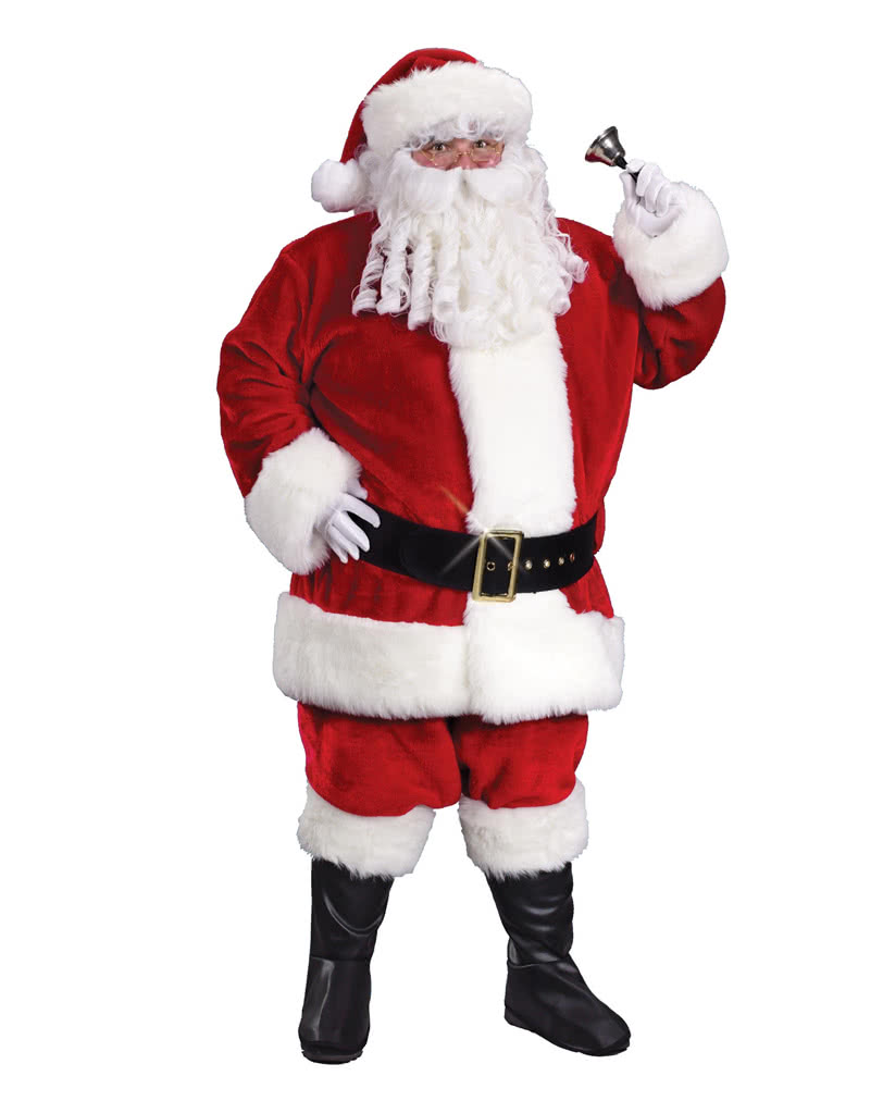 Luxus Weihnachtsmann Kostüm XL 54-56 Santa Claus Anzug Weihnachten Nikolaus 