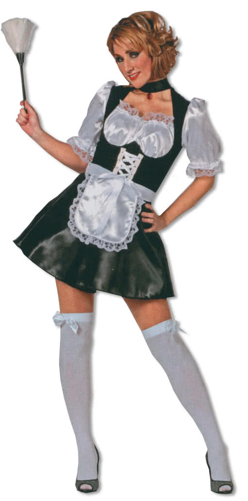 Amazon outfit french maid www.luxeville.co.uk: Women's