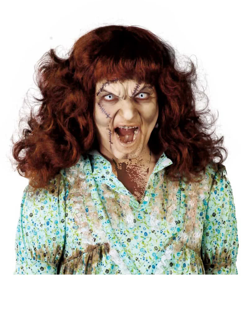 Zombie Exorzist Perucke Kostumzubehor Fur Besessene Horror Shop Com