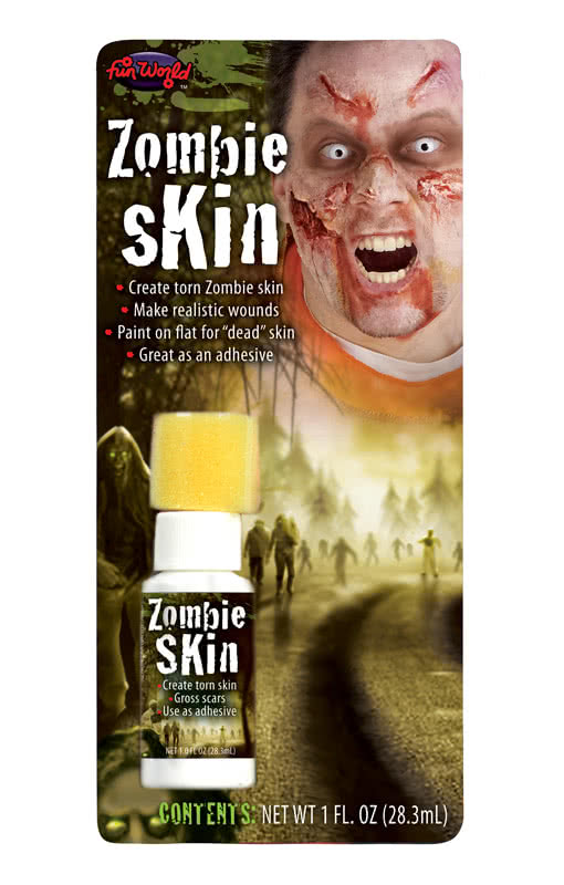 Halloween Latexmilch mit Flüssiglatex und Blut Zombie Make Up Theaterschminke 
