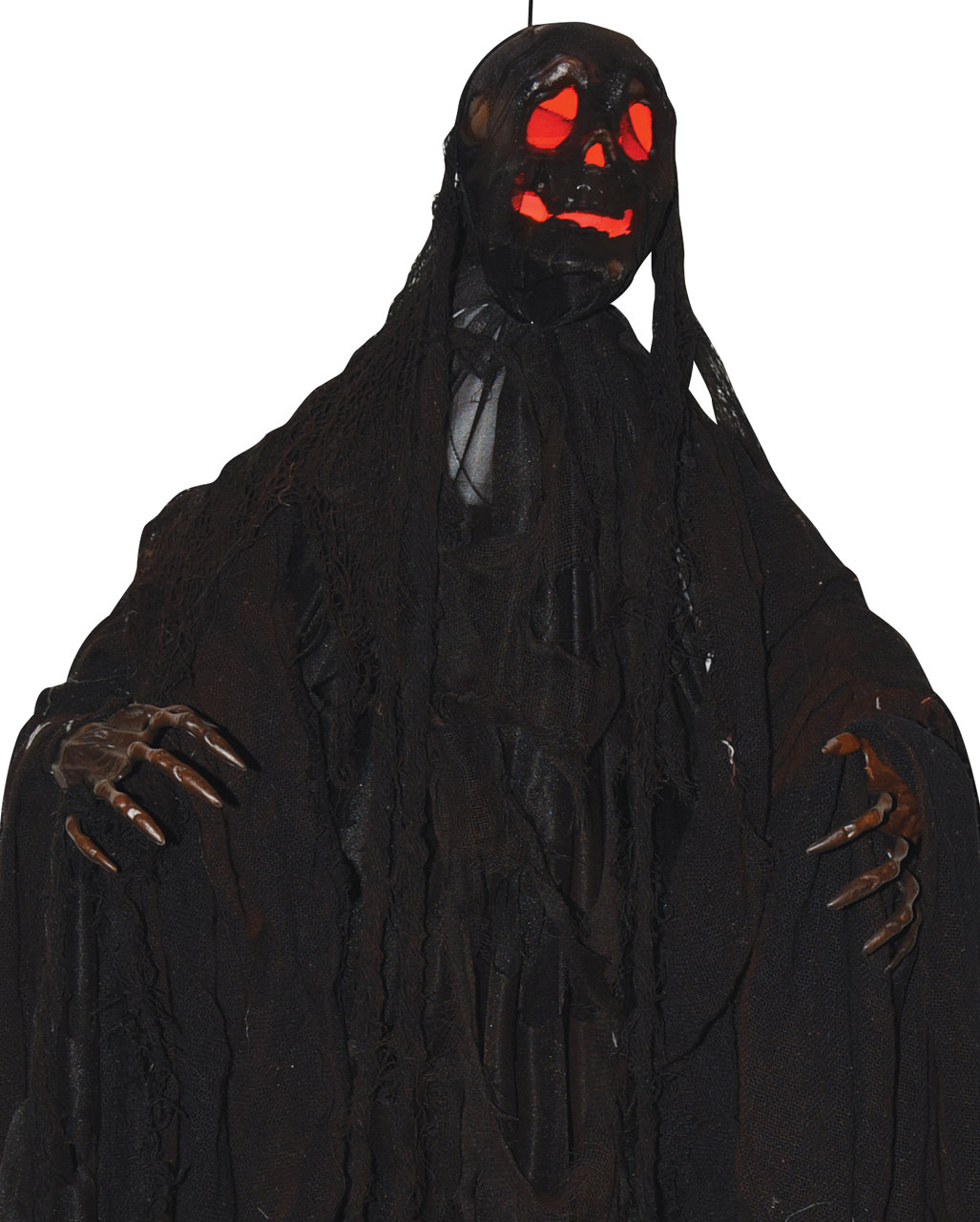 Animated Rag Mummy With Movement, Light & Sound 120cm Halloween Deco ...