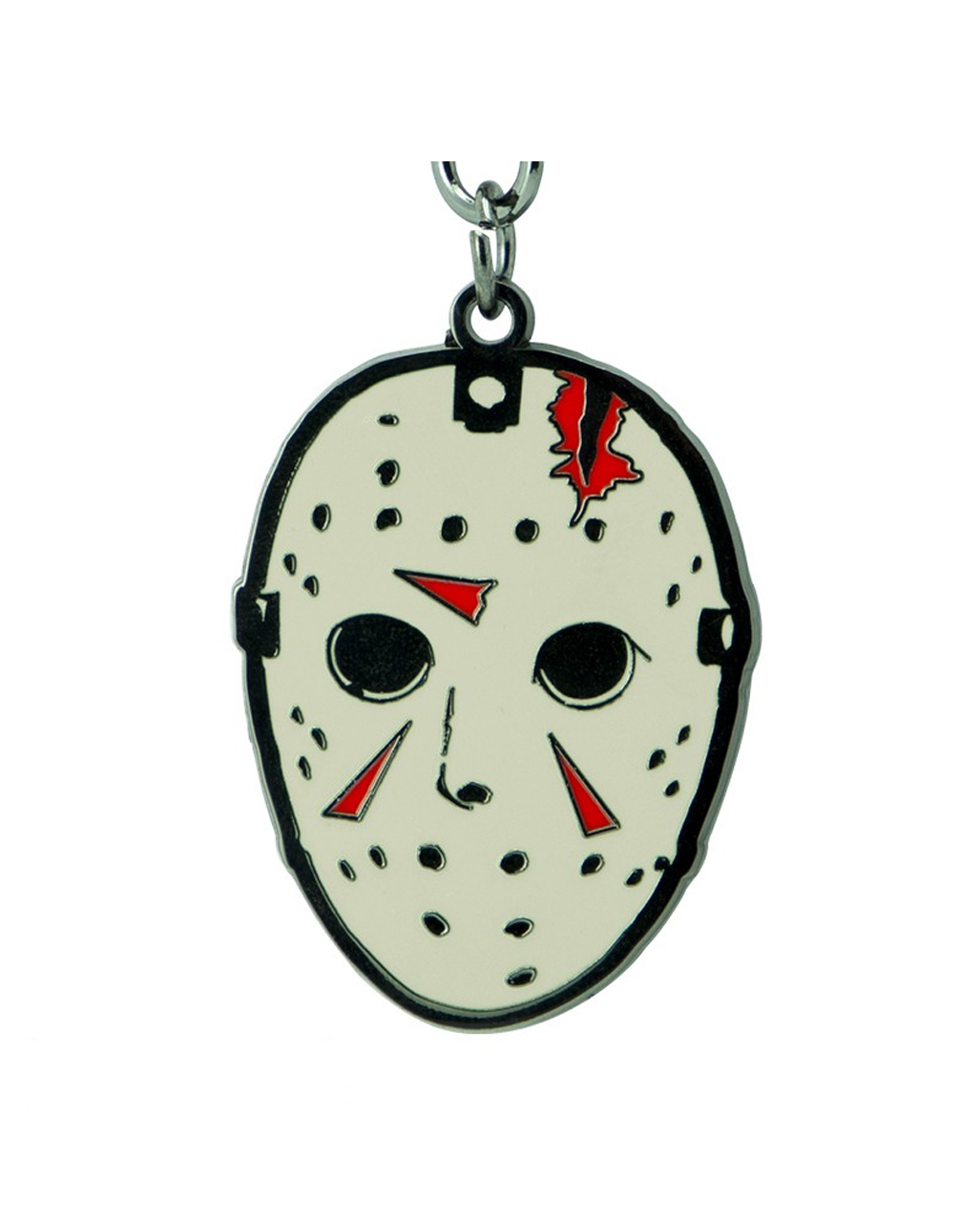 JASON store VOORHEES FRIDAY 13th MINI MASK SET - KEYCHAIN - ORNAMENT HANGERS - 10pc