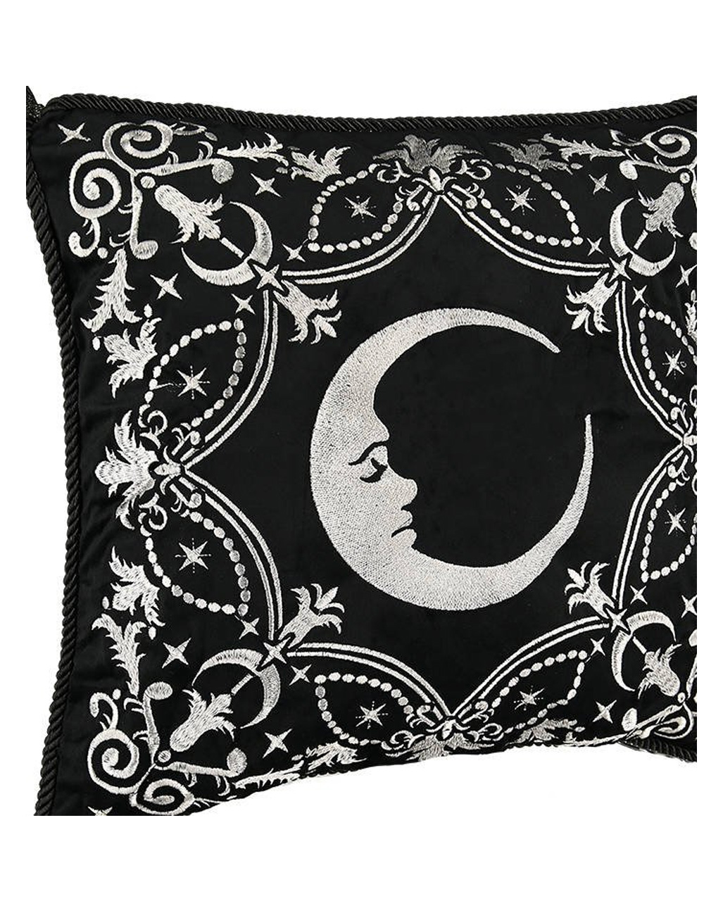 Gothic Pillowcase With Half Moon 45x45cm as decoration