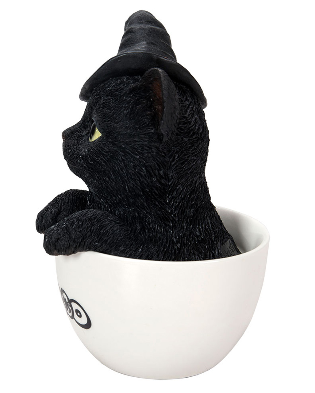 Halloween Katzchen In Teetasse 16cm Halloween Deko Horror Shop Com