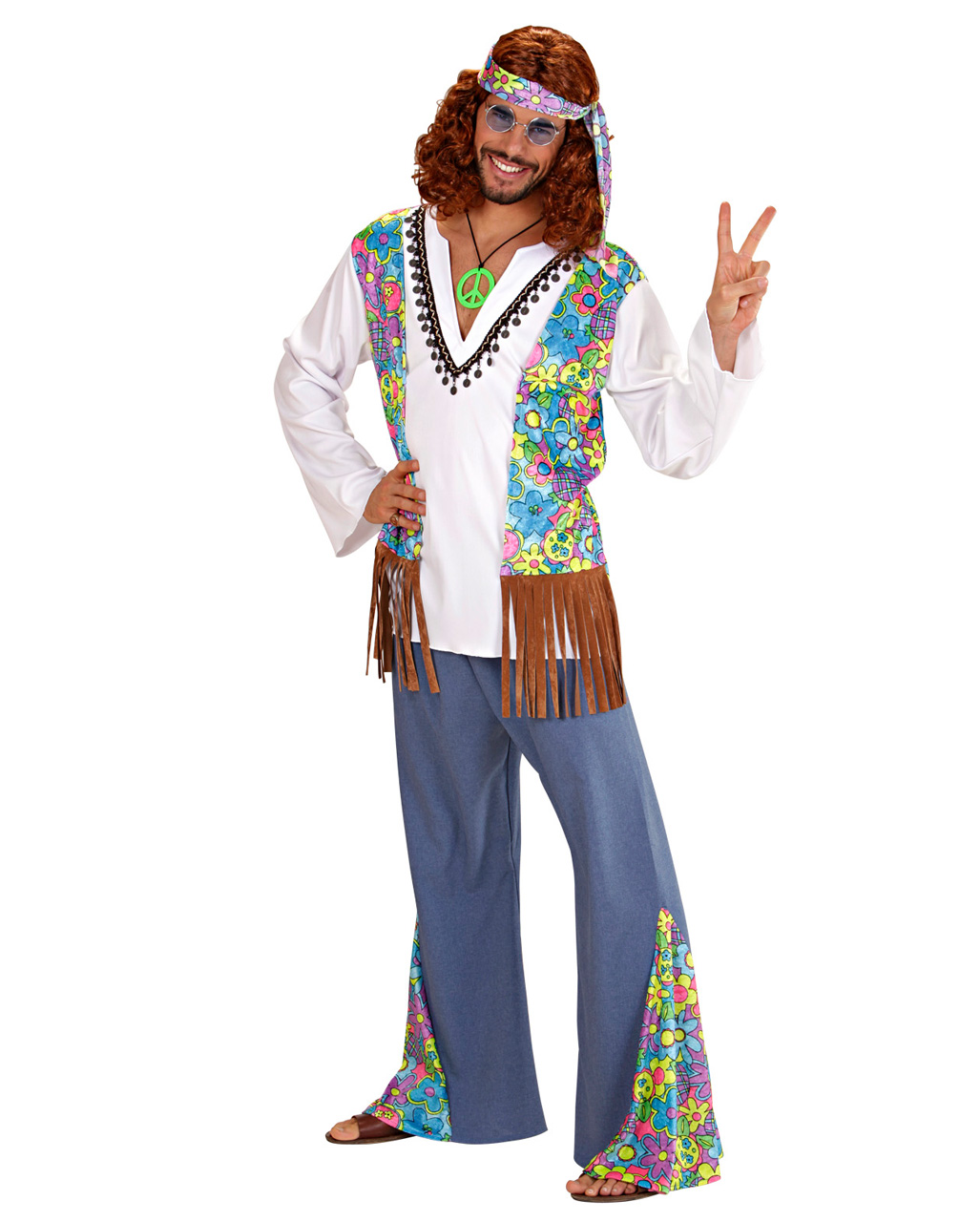 Hippie Men's Costume Gr. XL Hippie costumes