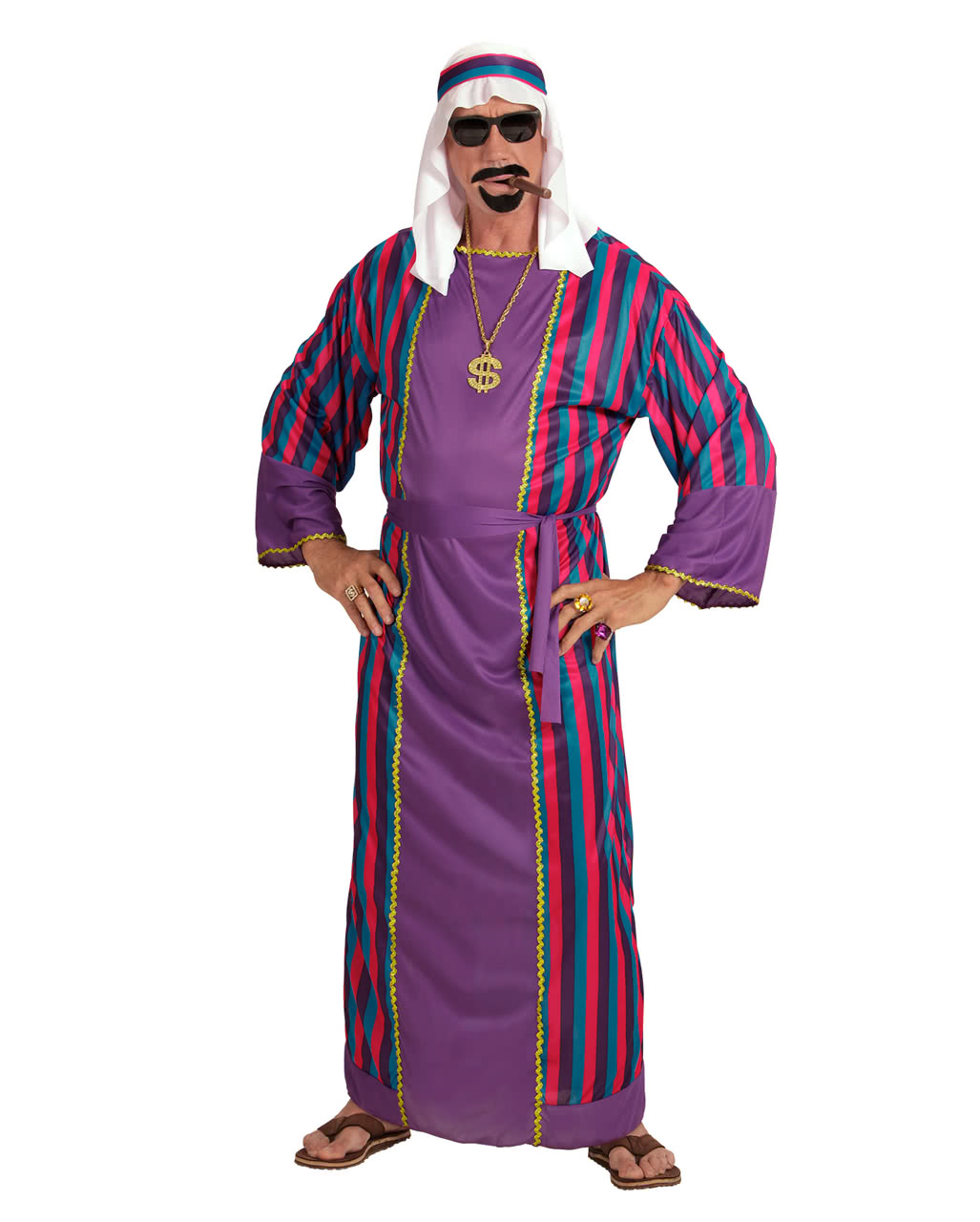 Details about  / Desert Prince Arabian Arab Sheik Sultan Fancy Dress Up Halloween Adult Costume