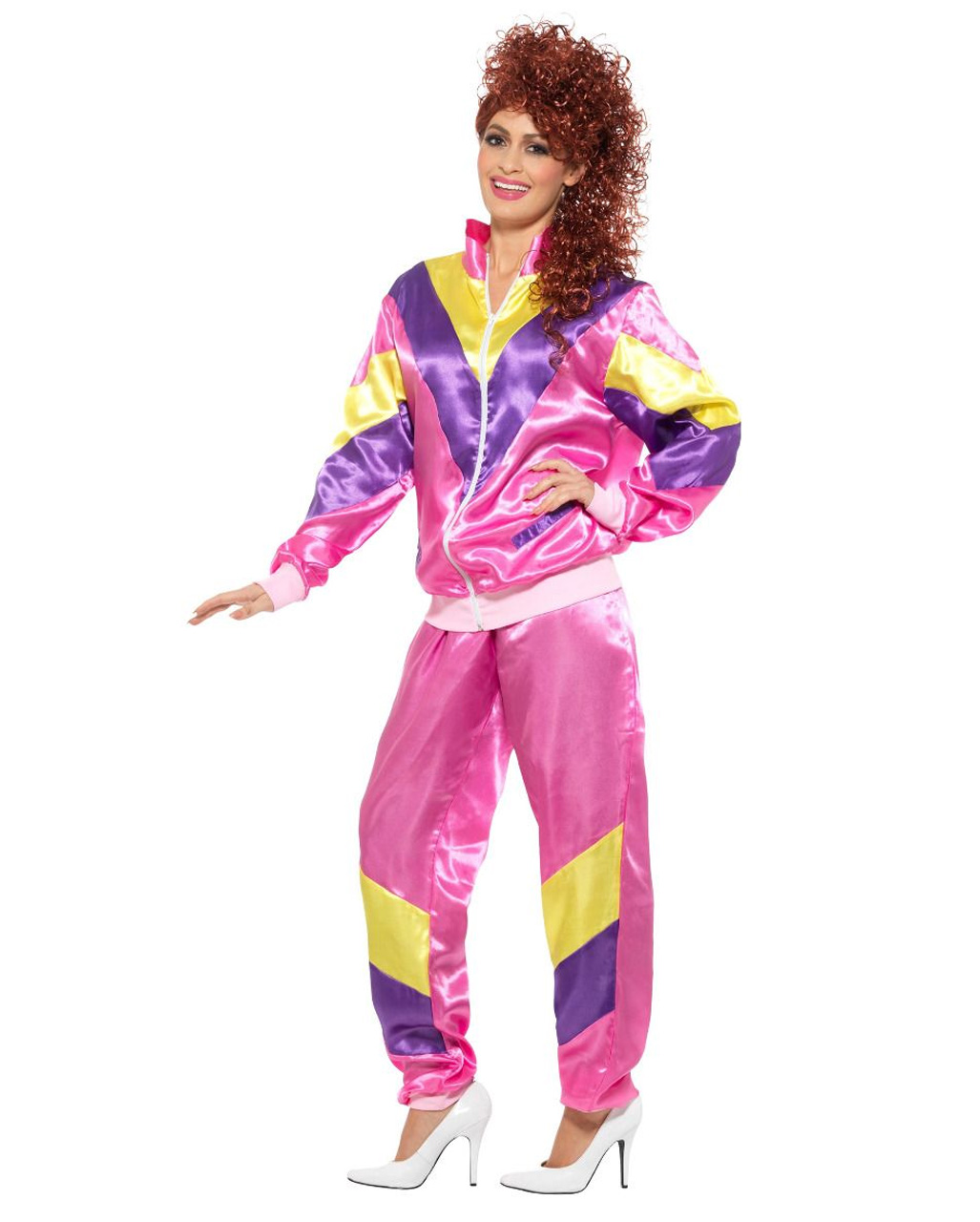 Jogging Suit Women's Costume | 80s paneling | Horror-Shop.com
