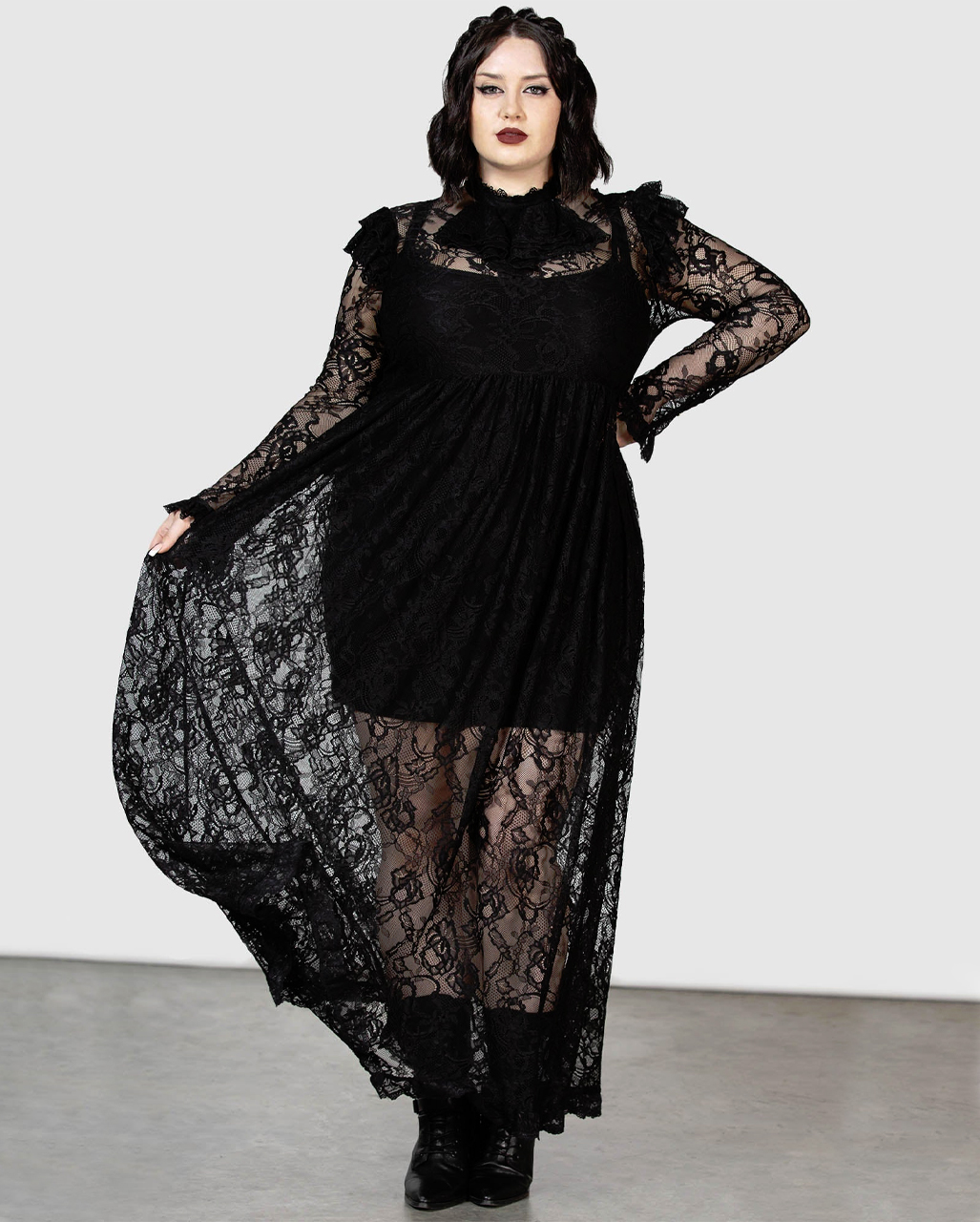 KILLSTAR Enmity Maxi Dress Order | Horror-Shop.com