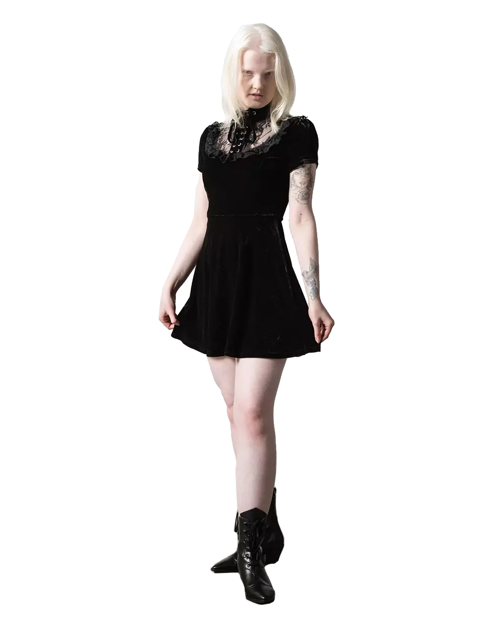 killstar party dress Killstar Bloodlust Black Party Dress Sz M Punk Whimsygoth Luxury Fairy Forest