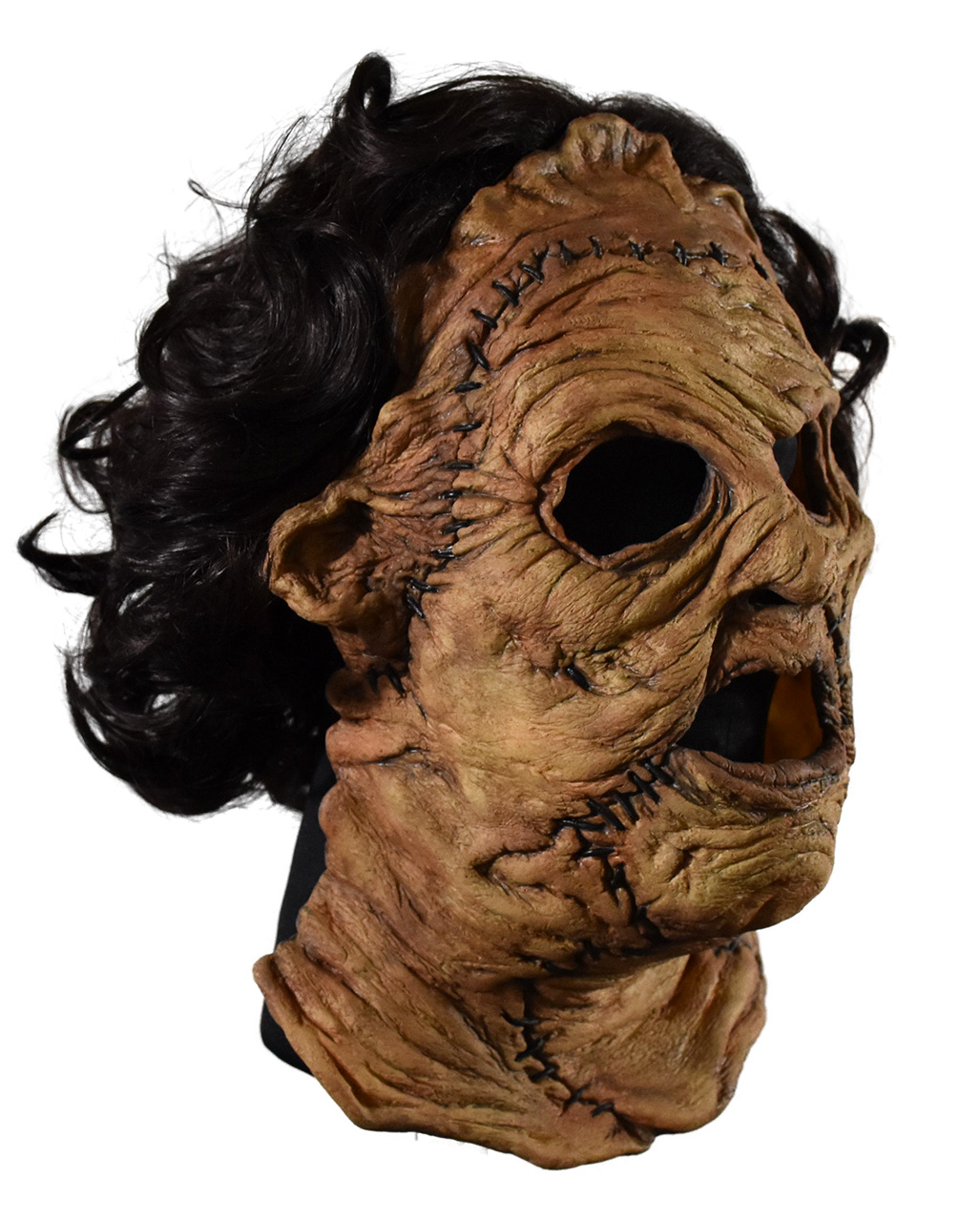 Leatherface Full Head Latex Mask for Halloween | horror-shop.com