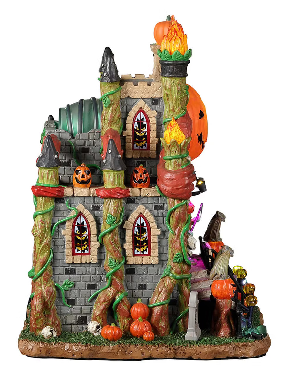 Lemax Spooky Town Crypt Of The Lost Pumpkin Souls 🎃 Horror