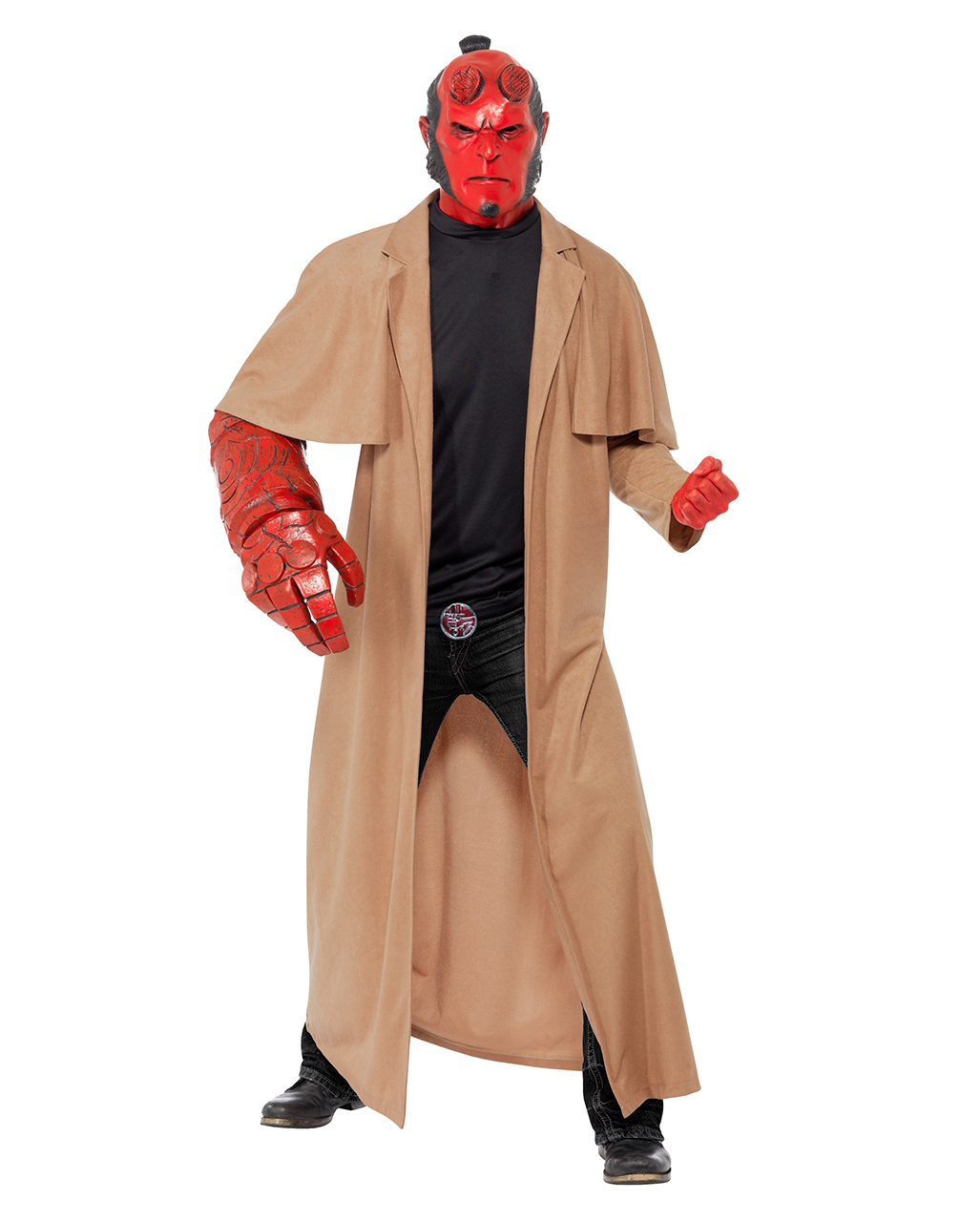 Original Hellboy Costume | Hellboy coat & mask with license | horror ...