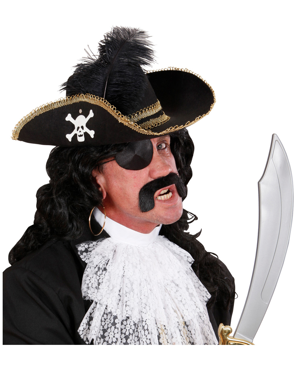 Piratenhut Piraten Totenkopf Freibeuter Hut Fasching Maskerade Karneval