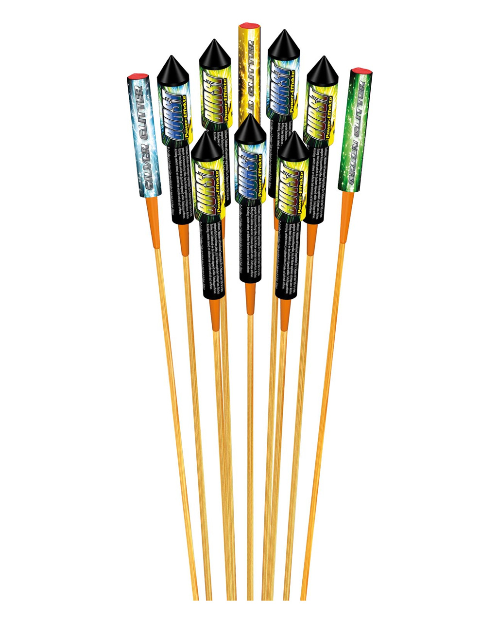 Polarstern Raketen 10er Set | Silvester Raketen kaufen | Horror-Shop.com