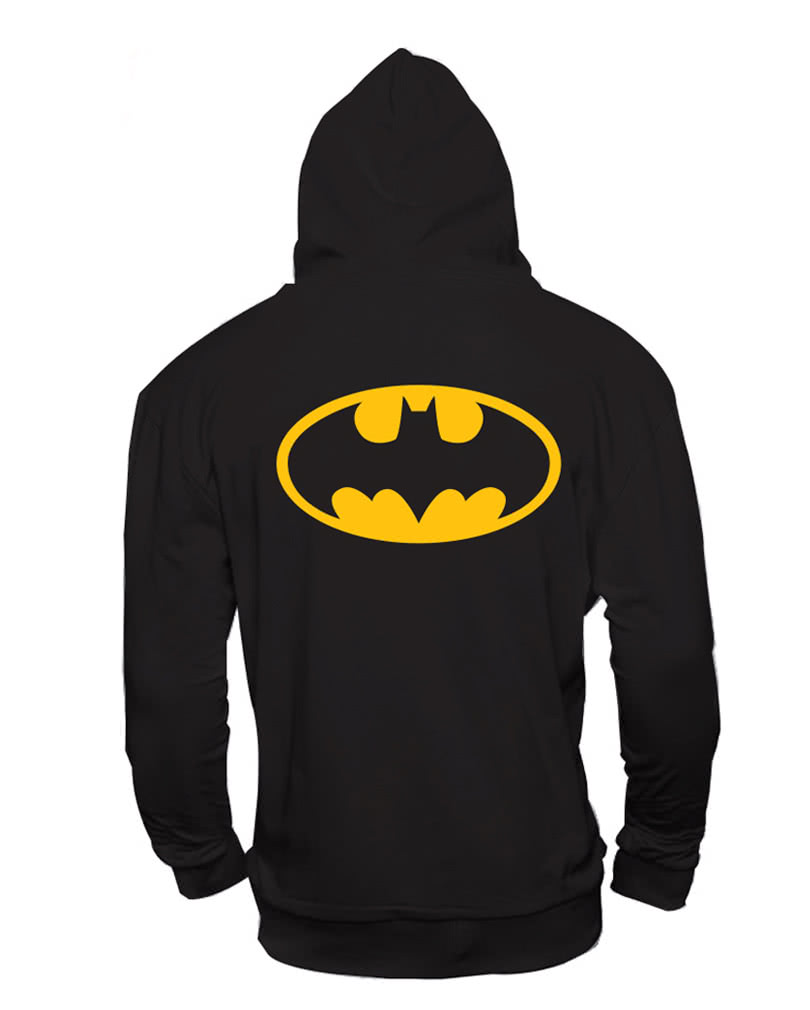 batman logo hoodie black s hoodie horror shop batman logo hoodie black s hoodie horror shop