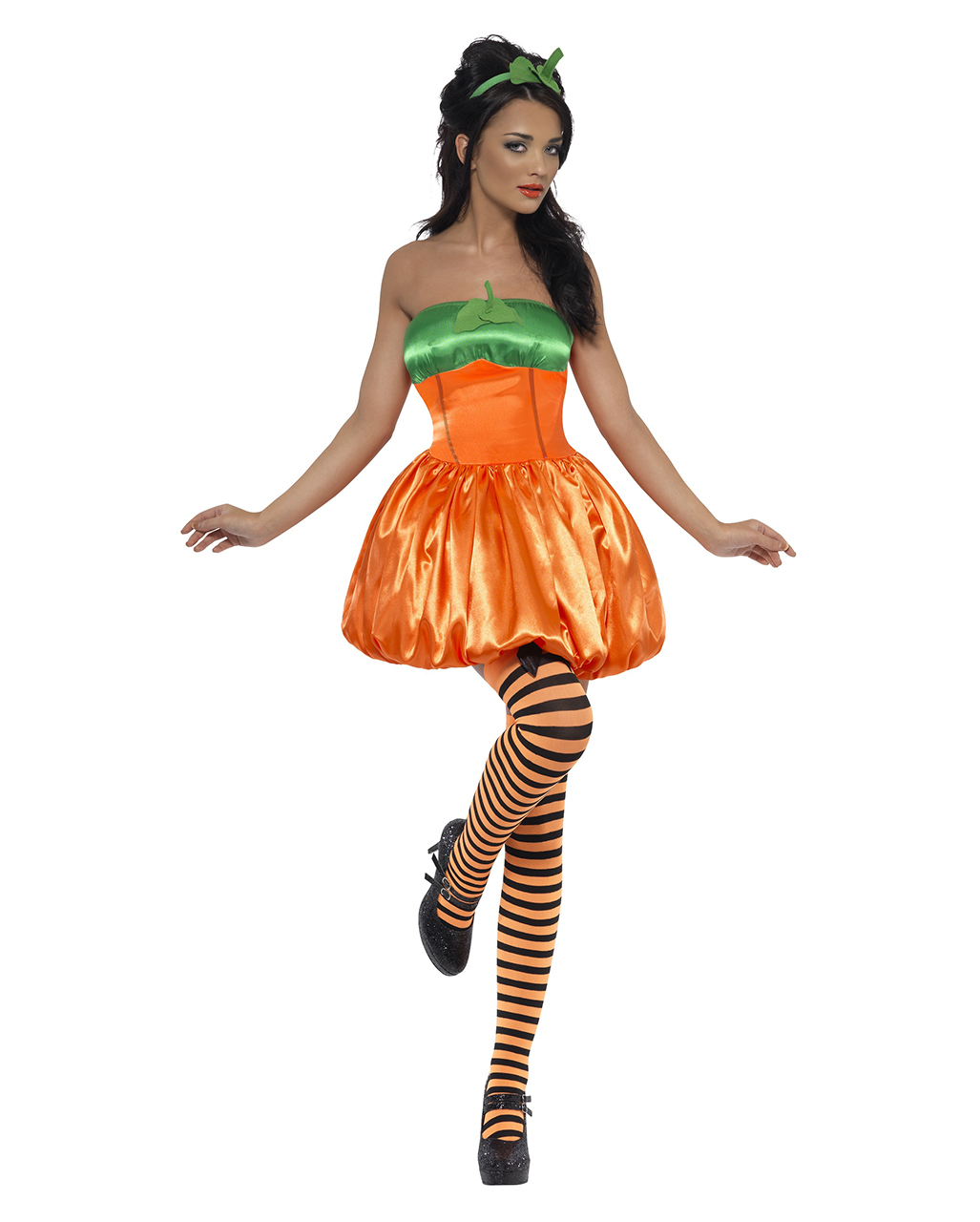 Smi Halloween Damen Kostüm Kürbis Tutu Kleid Karneval Fasching