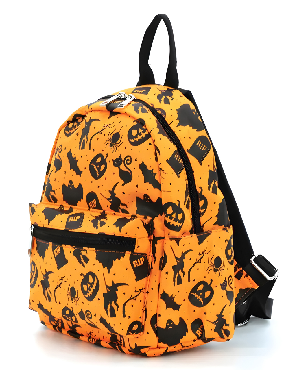 Spooky Halloween Motif Collage Mini Backpack as a gift ★ | Horror-Shop.com