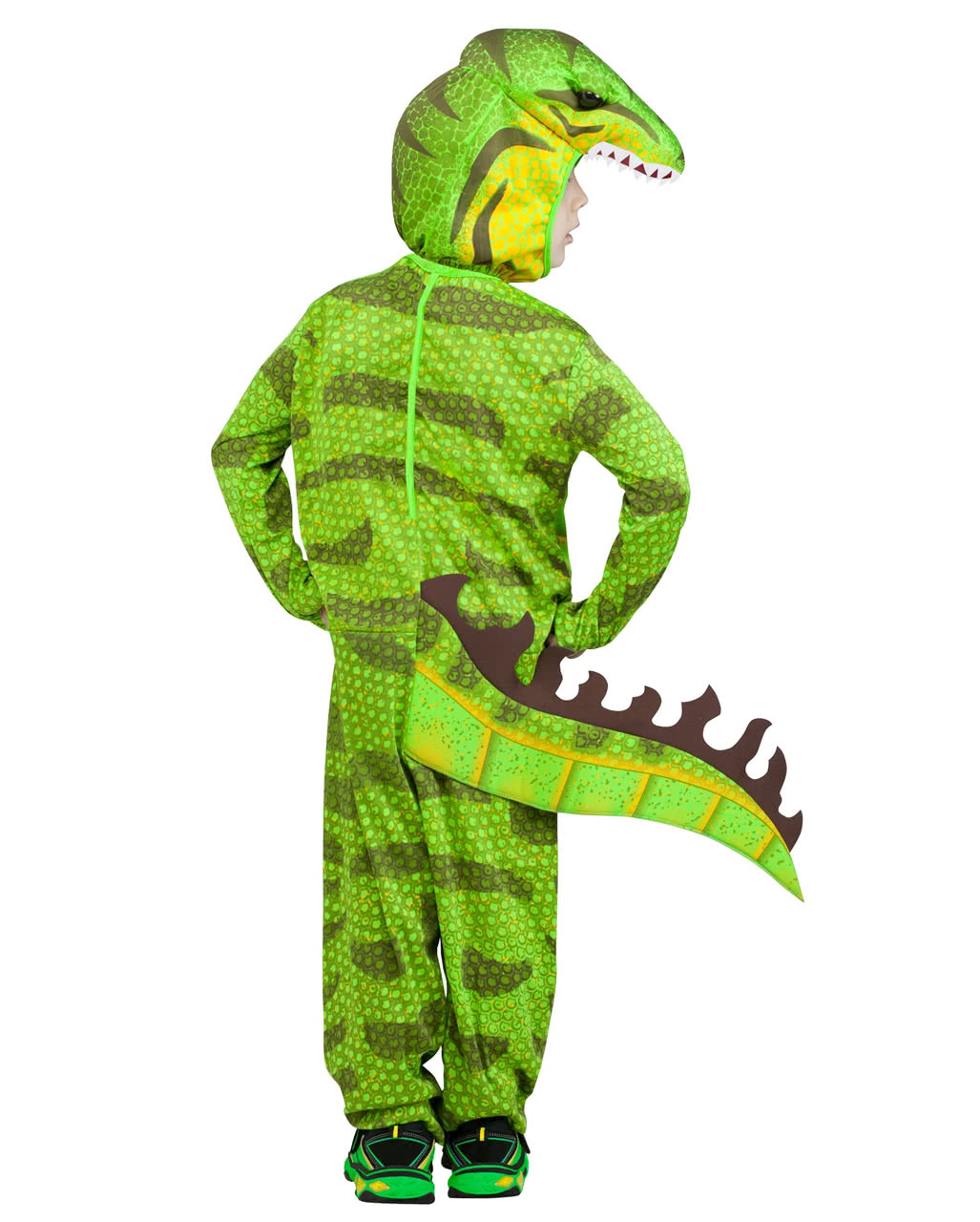 T-Rex Dinosaur Kids Costume Green to buy horror-shop.com.