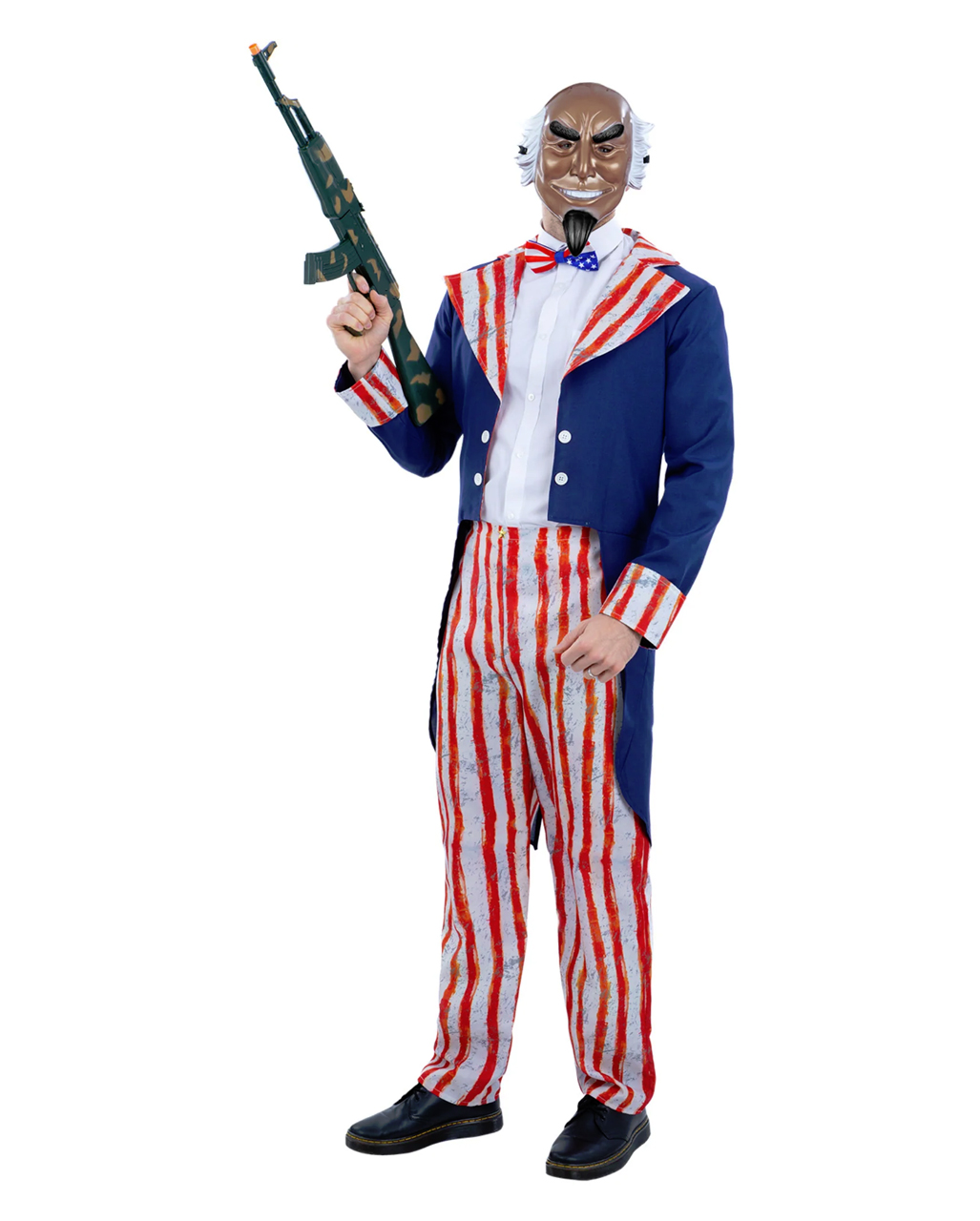 Uncle Sam Horror Patriot Herren Kost m F r Halloween Horror Shop