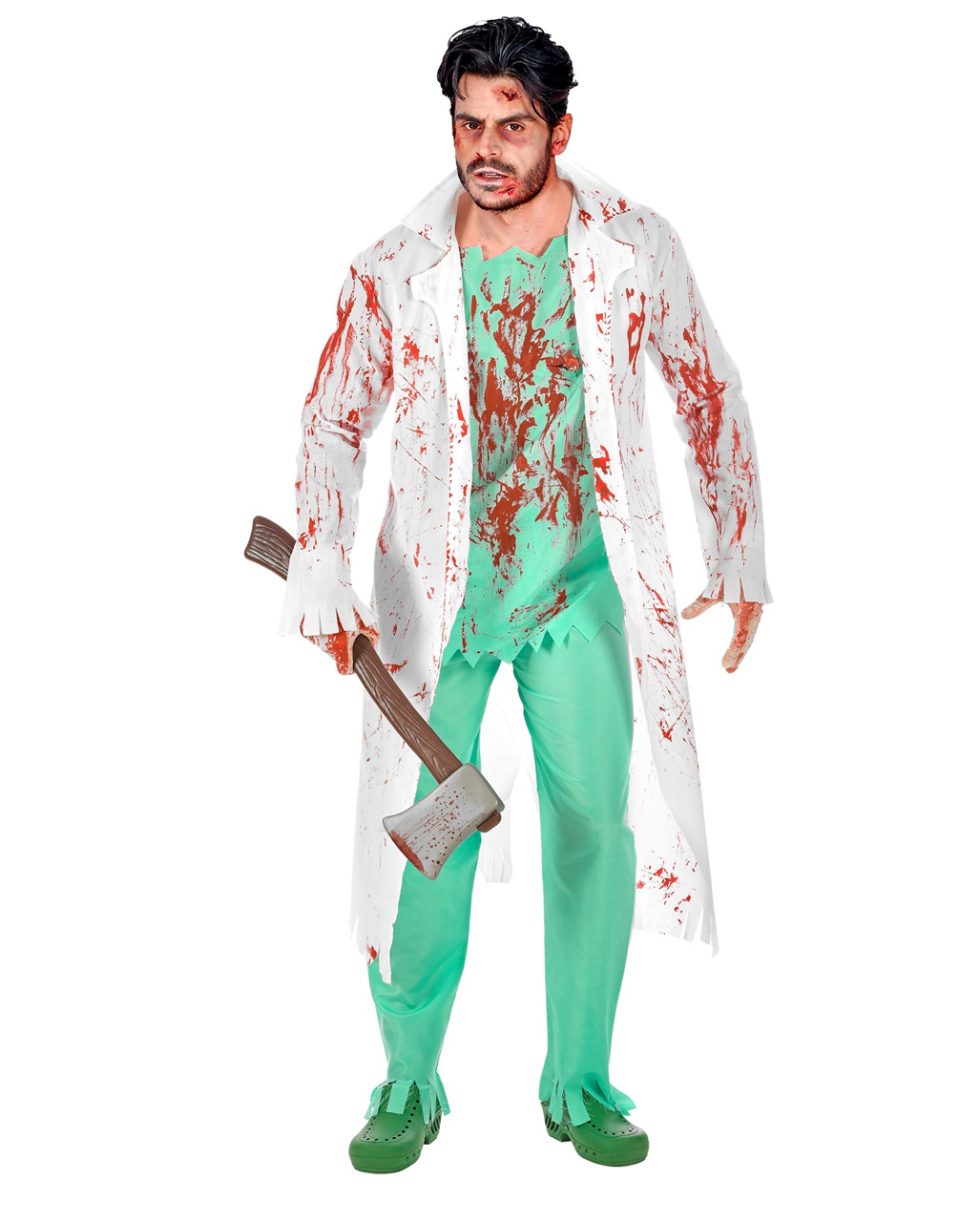 Orl Kostüm Zubehör Krawatte Blut Zombie Professor Halloween 