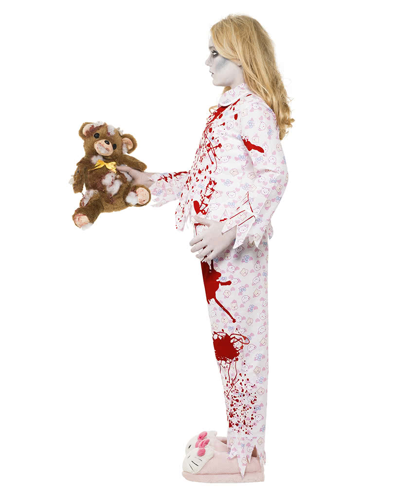 CK784 Zombie Pyjamas Girls Halloween Walk Dead Sleep Suit Blood Horror Costume 