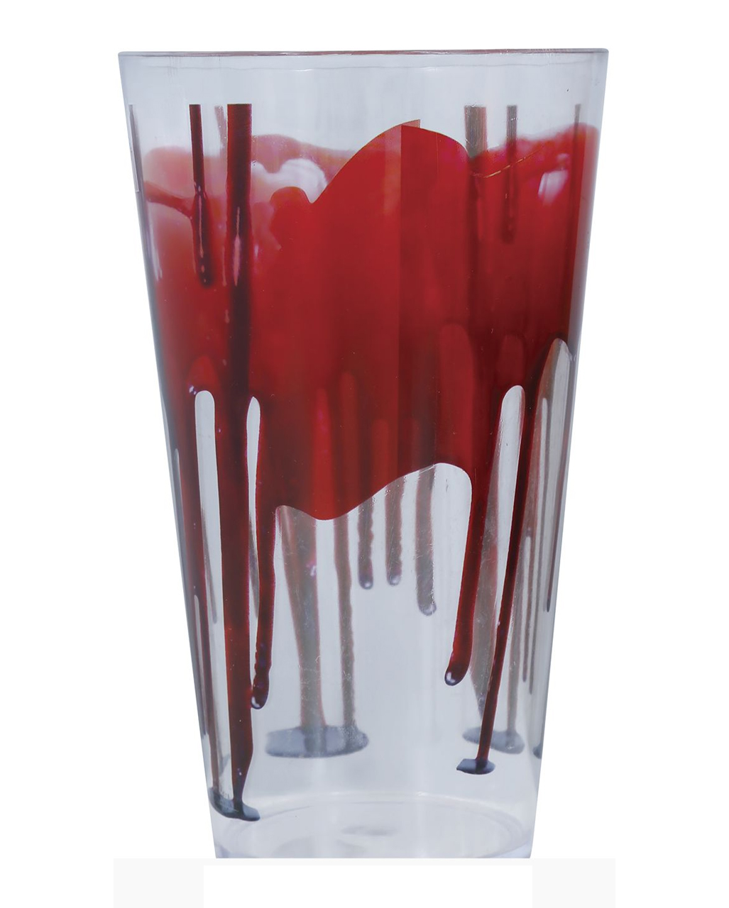 Blutiges Halloween Glas 15cm für Halloweenparties | Horror-Shop.com