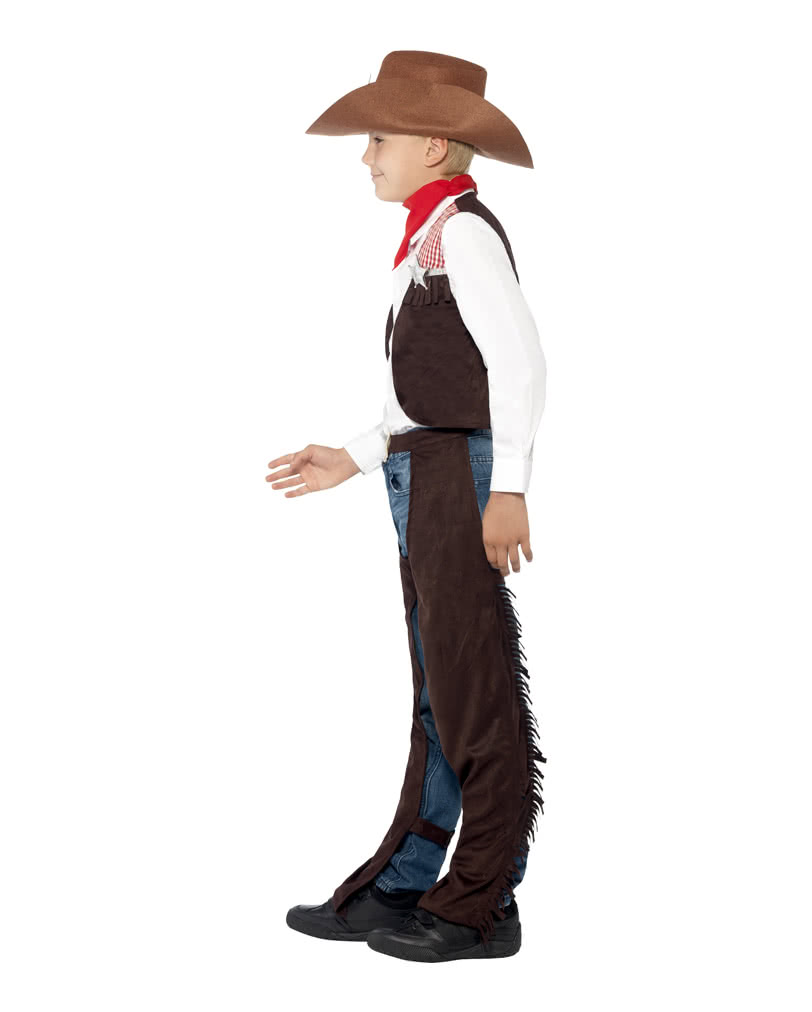 Cowboy Deluxe Child Costume S Cowboykostümset for boys