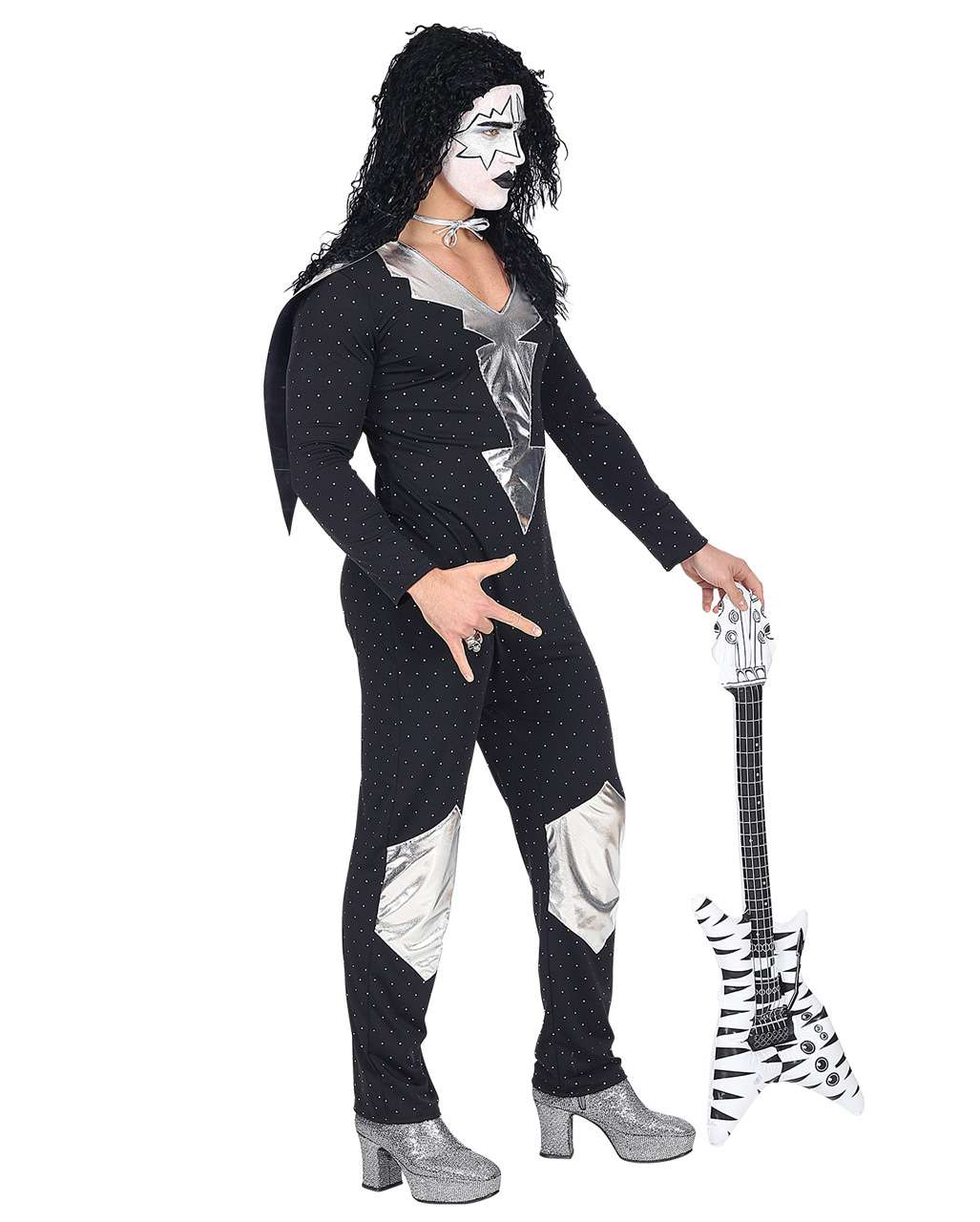 Dress Up & Pretend Play Goth Rock Star Costume Small Costumes.