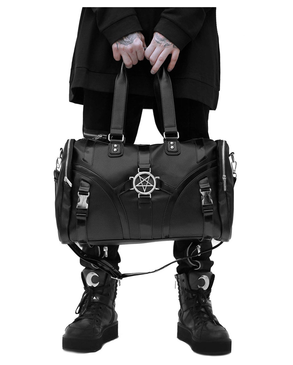 KILLSTAR Cody Duffle Bag | Gothic Travel Bag | horror-shop.com