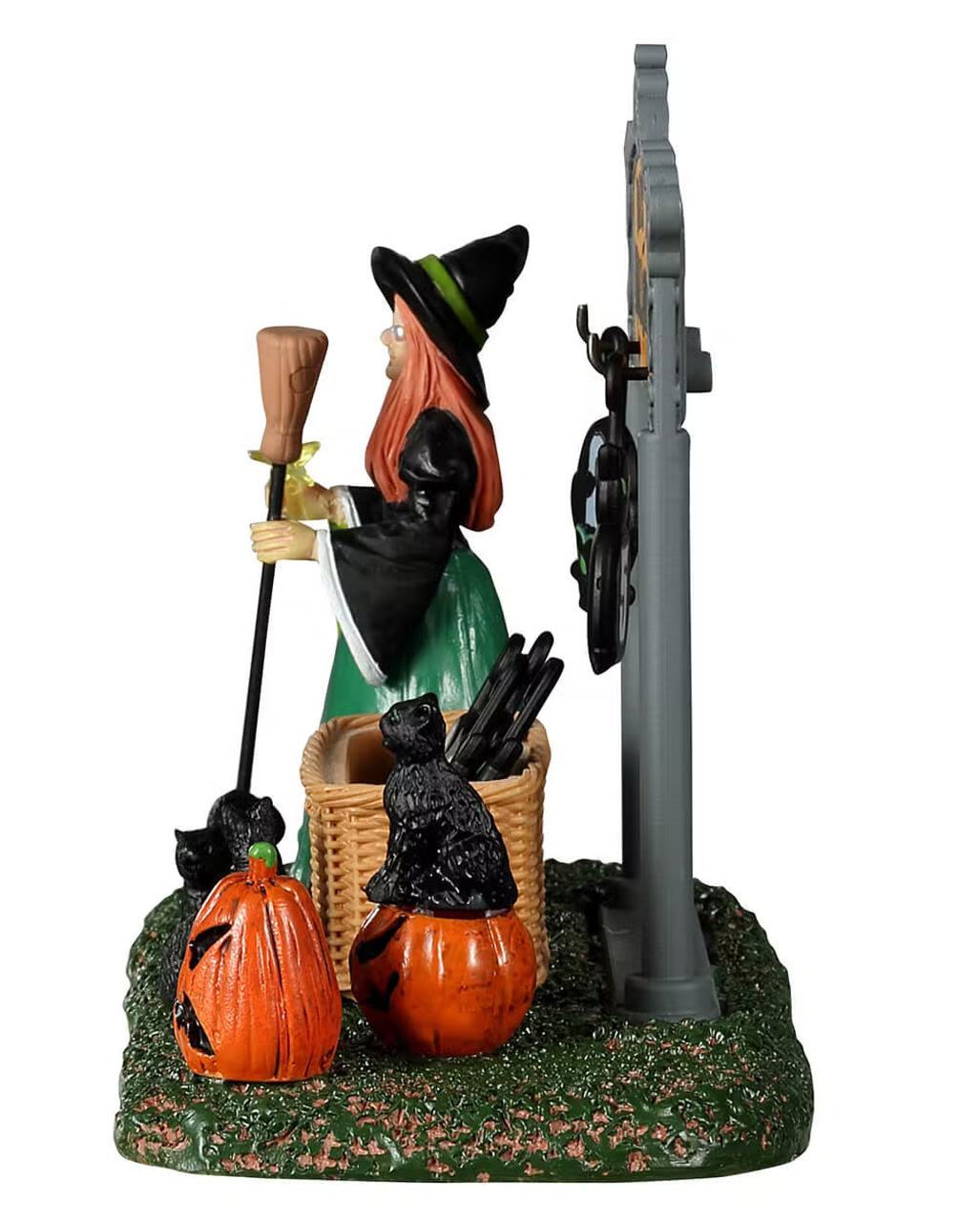 Lemax Spooky Town Black Cat Countdown Halloween decoration
