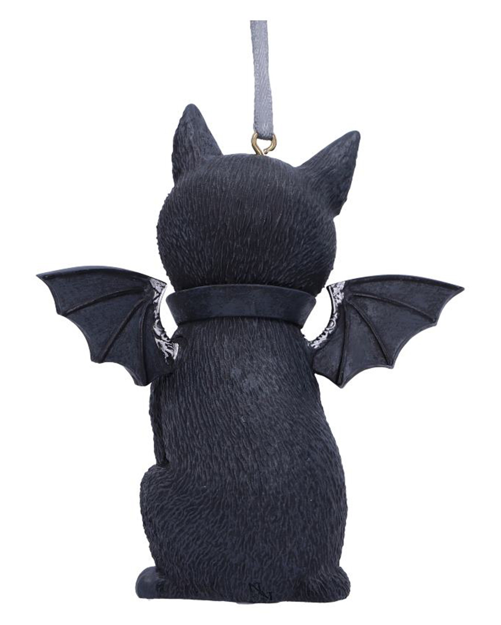 Malpuss Witch Cat Christmas Ball 9cm Deko | Horror-Shop.com