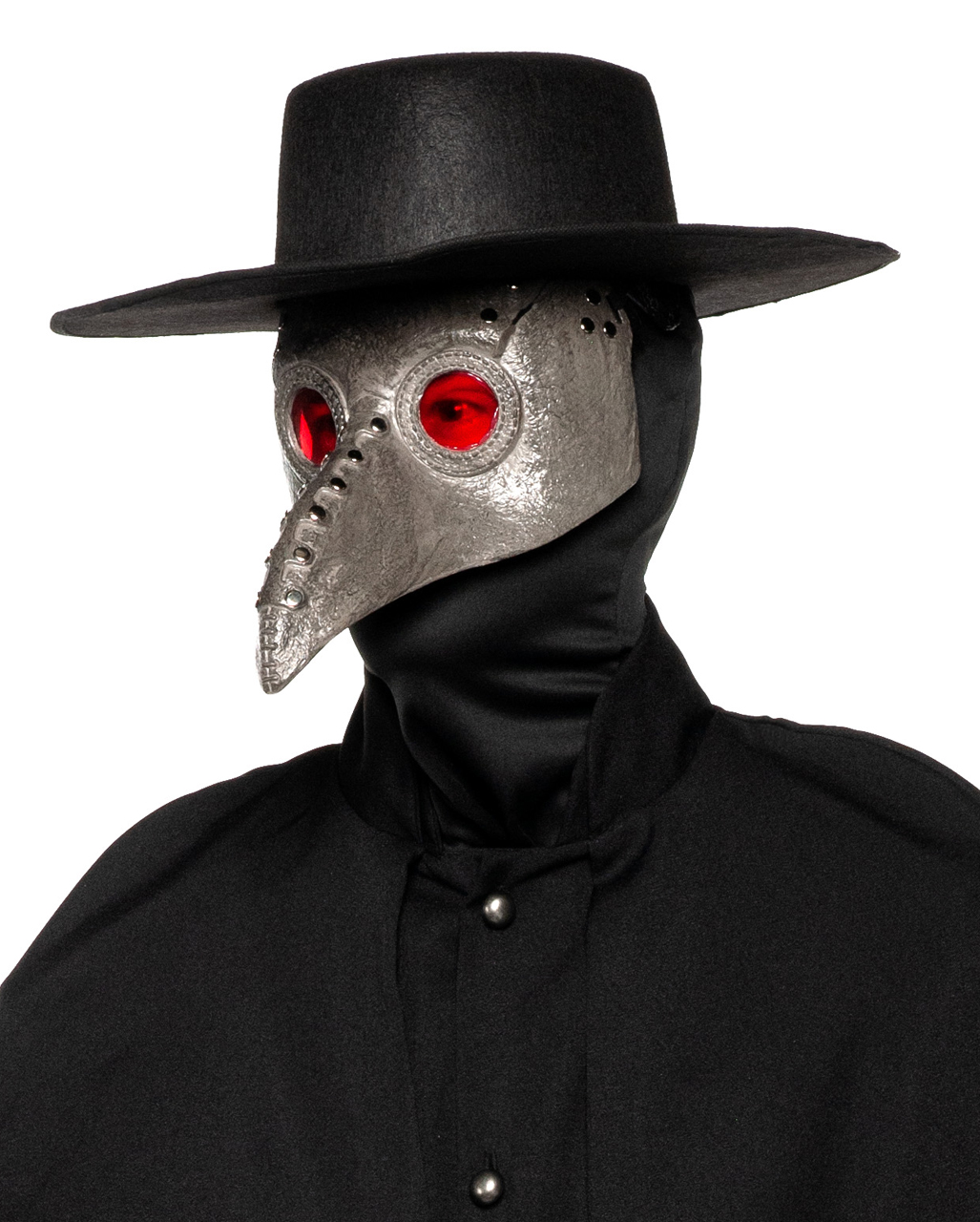 Black Plague Doctor Costume With Mask & Hat | Horror-Shop.com