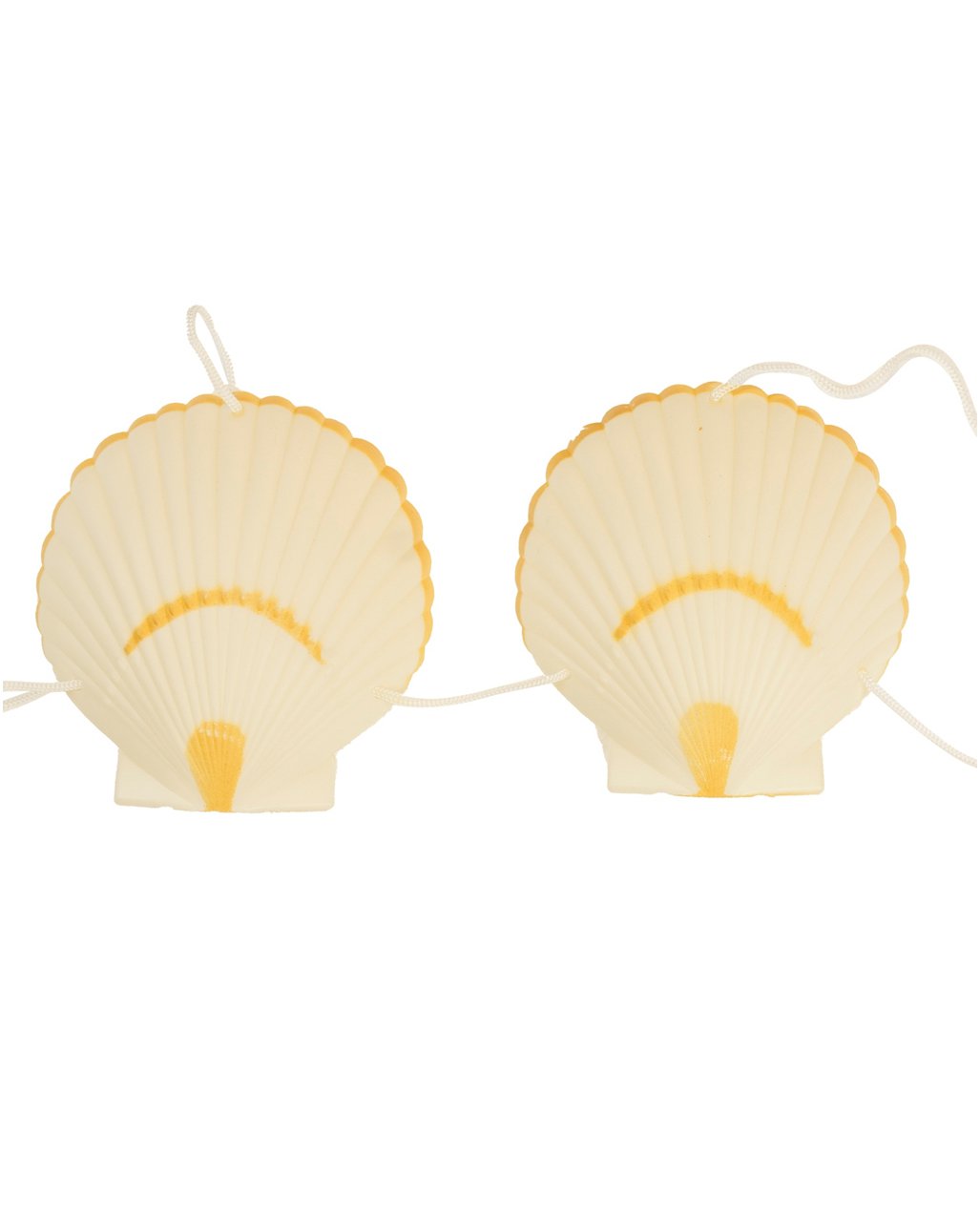 Damen Bikini Oberteil Push-Up – Bügel-BH Mit Muschel-Optik Für Strand, Karneval & Cosplay